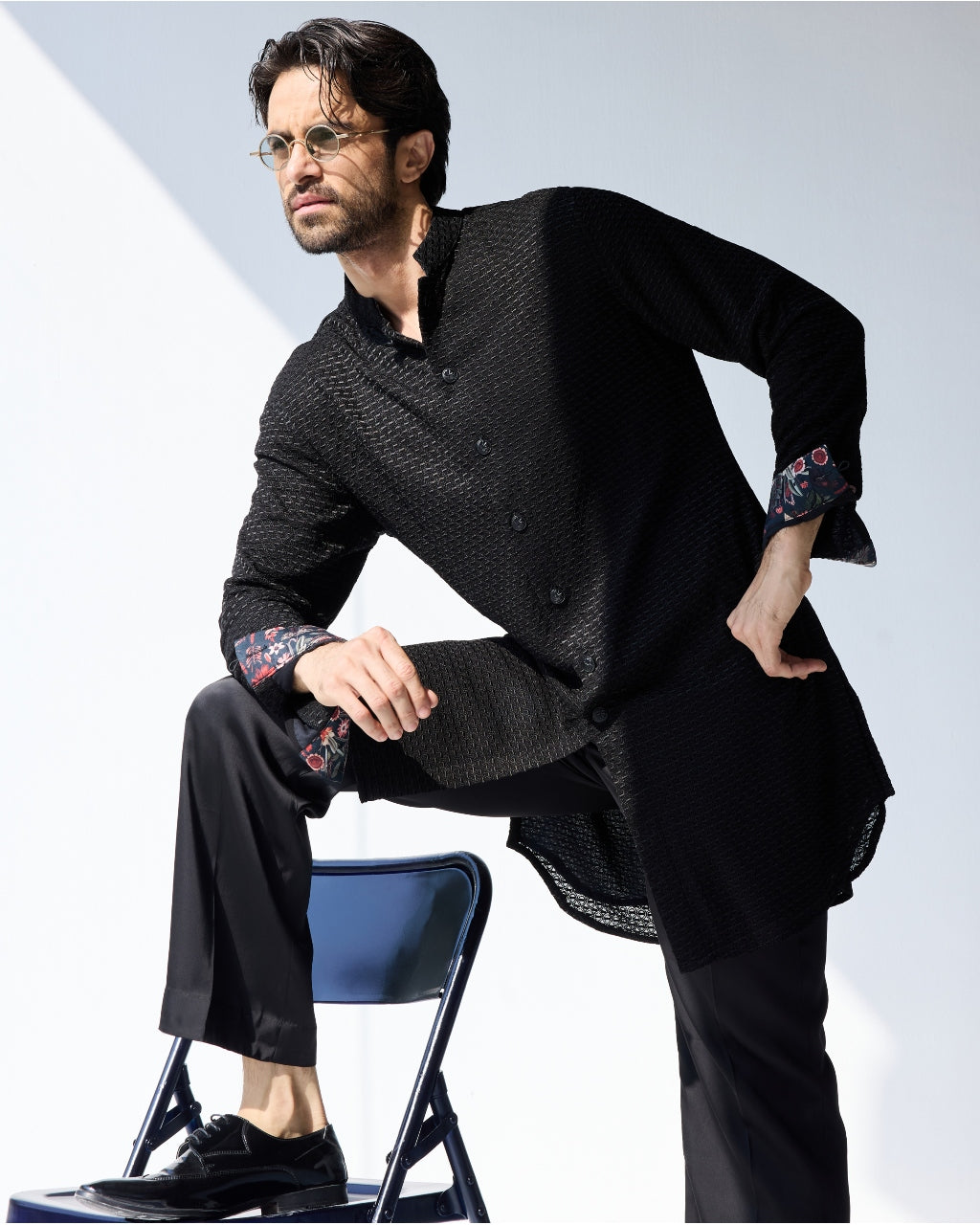 Black FOE Kurta Set