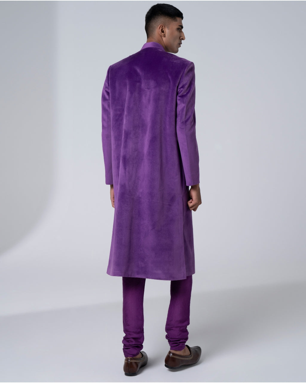 Signature Purple Sherwani Set