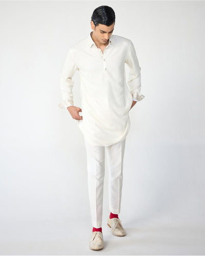 Square Henley Shirt Kurta