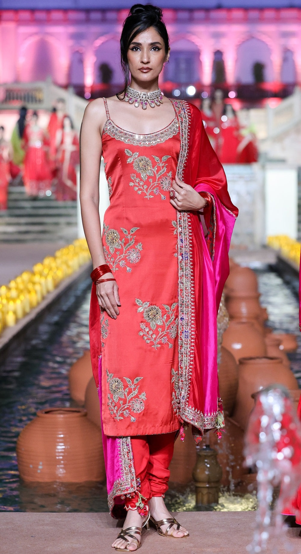 Surkh Laal Heavy Kurta Set