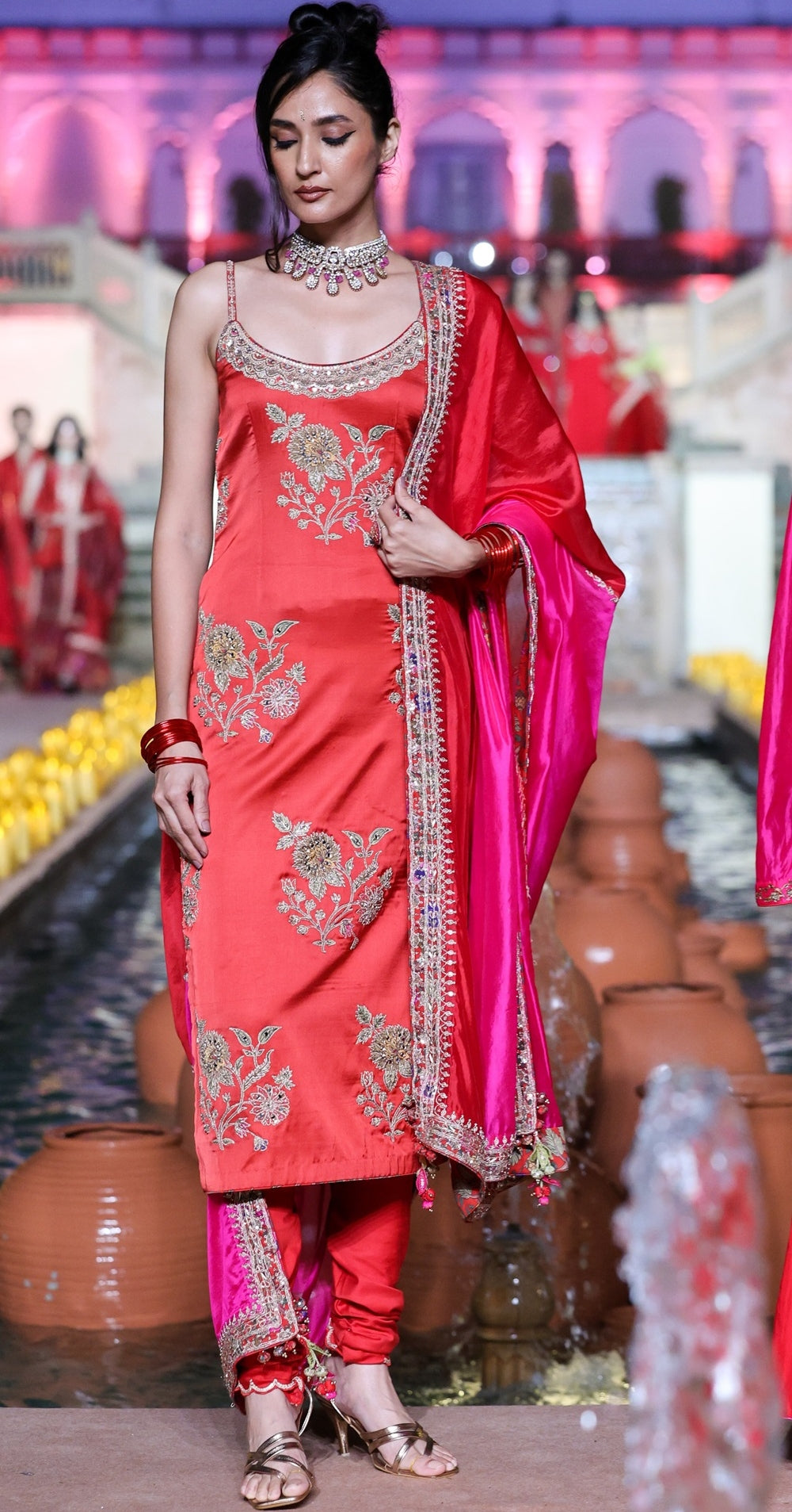 Surkh Laal Heavy Kurta Set