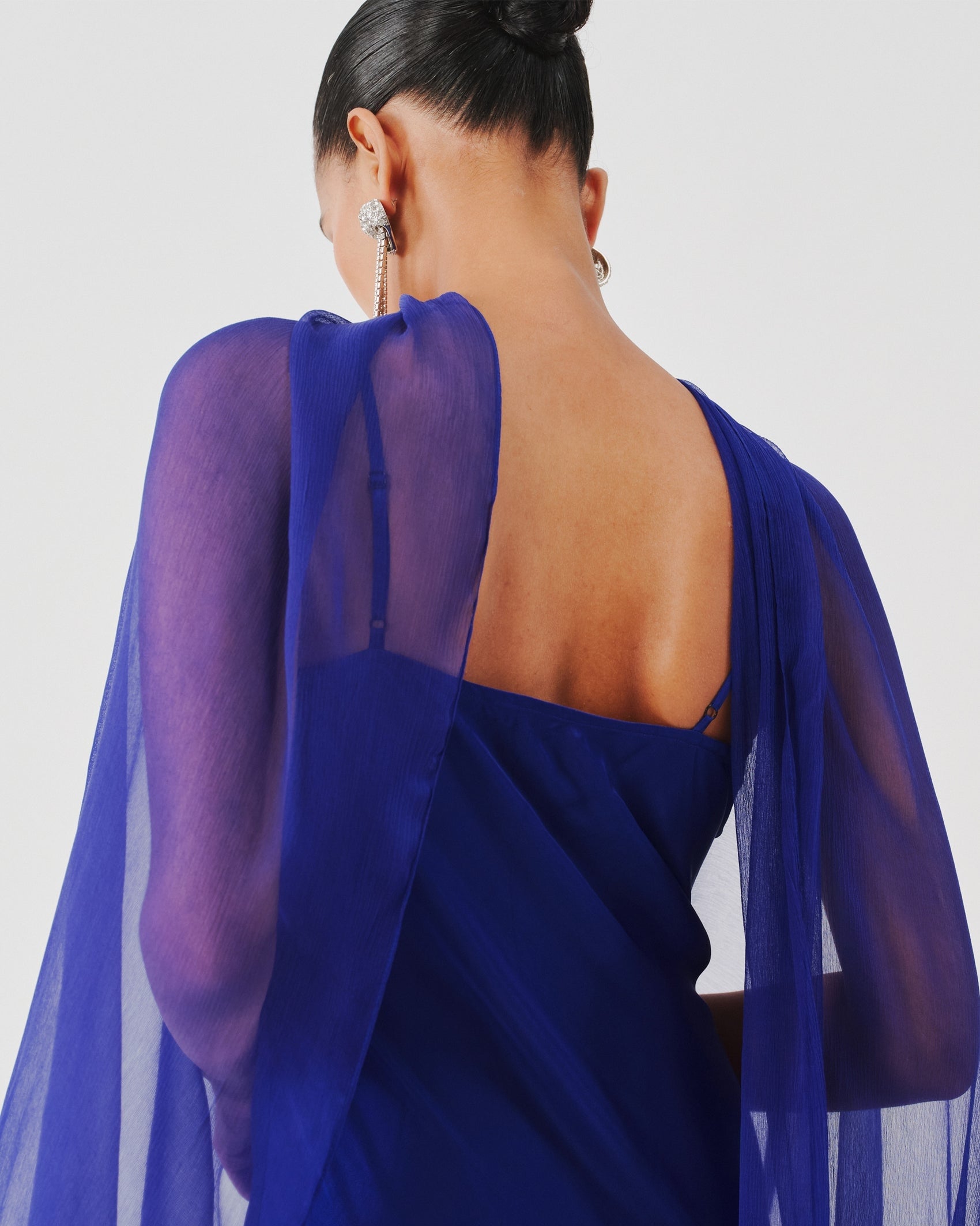 Tyra Slip Dress In Blue