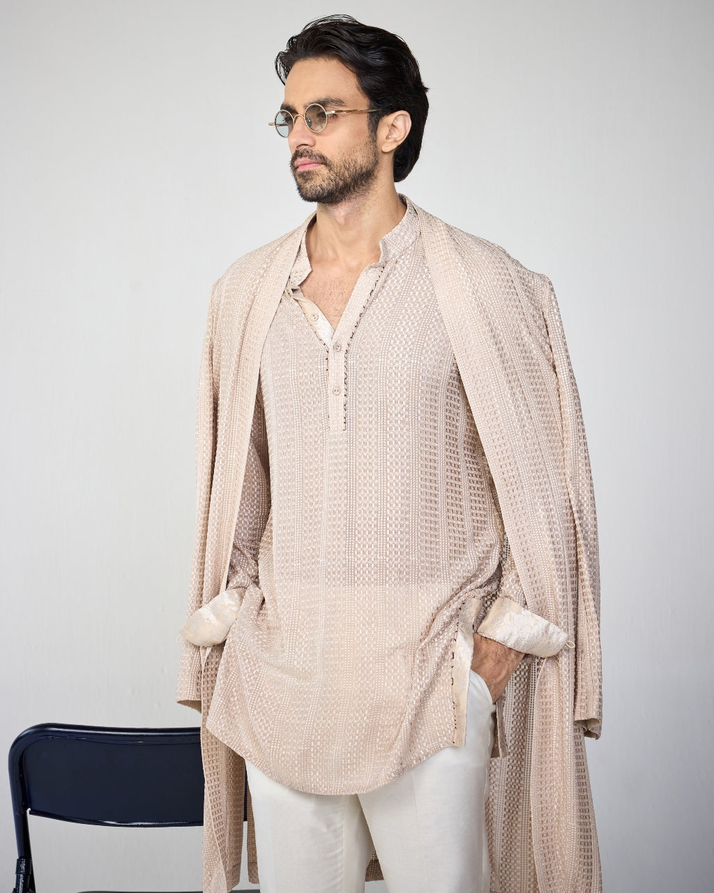 Chessboard Open Shrug Set