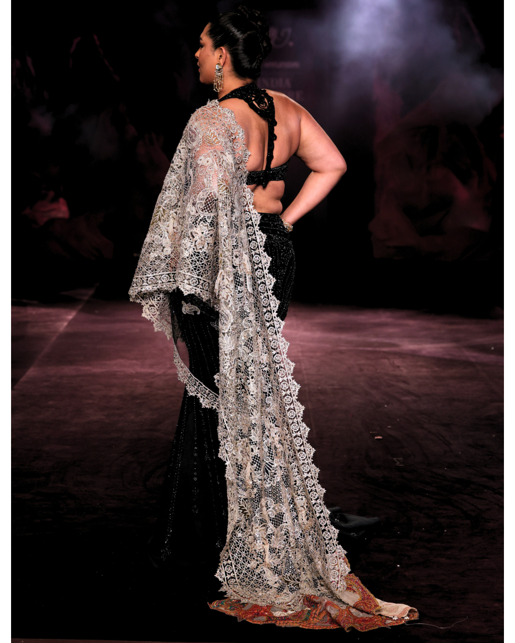 Rewa Draped Sari Set