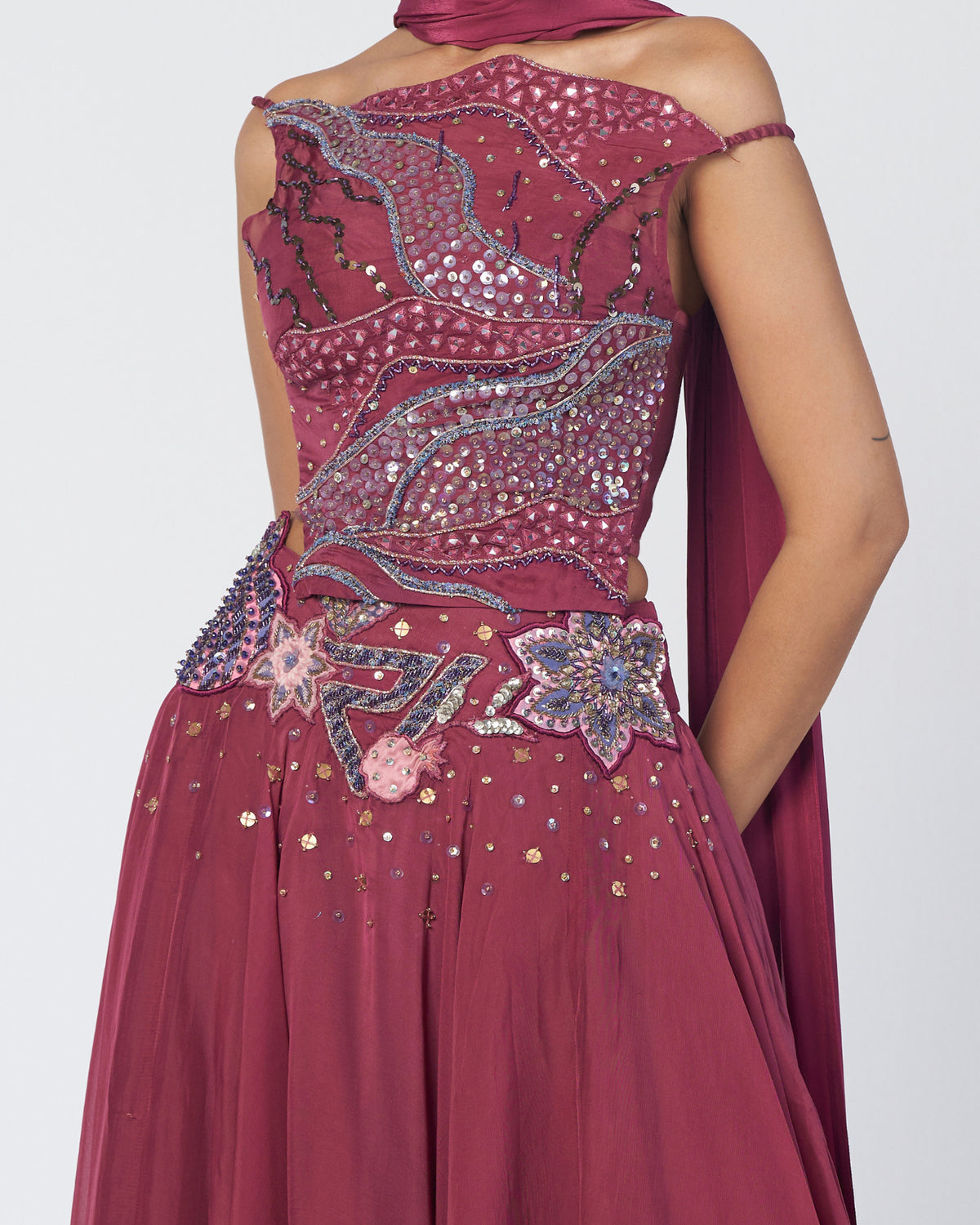 Grape Param Sundari Lehenga