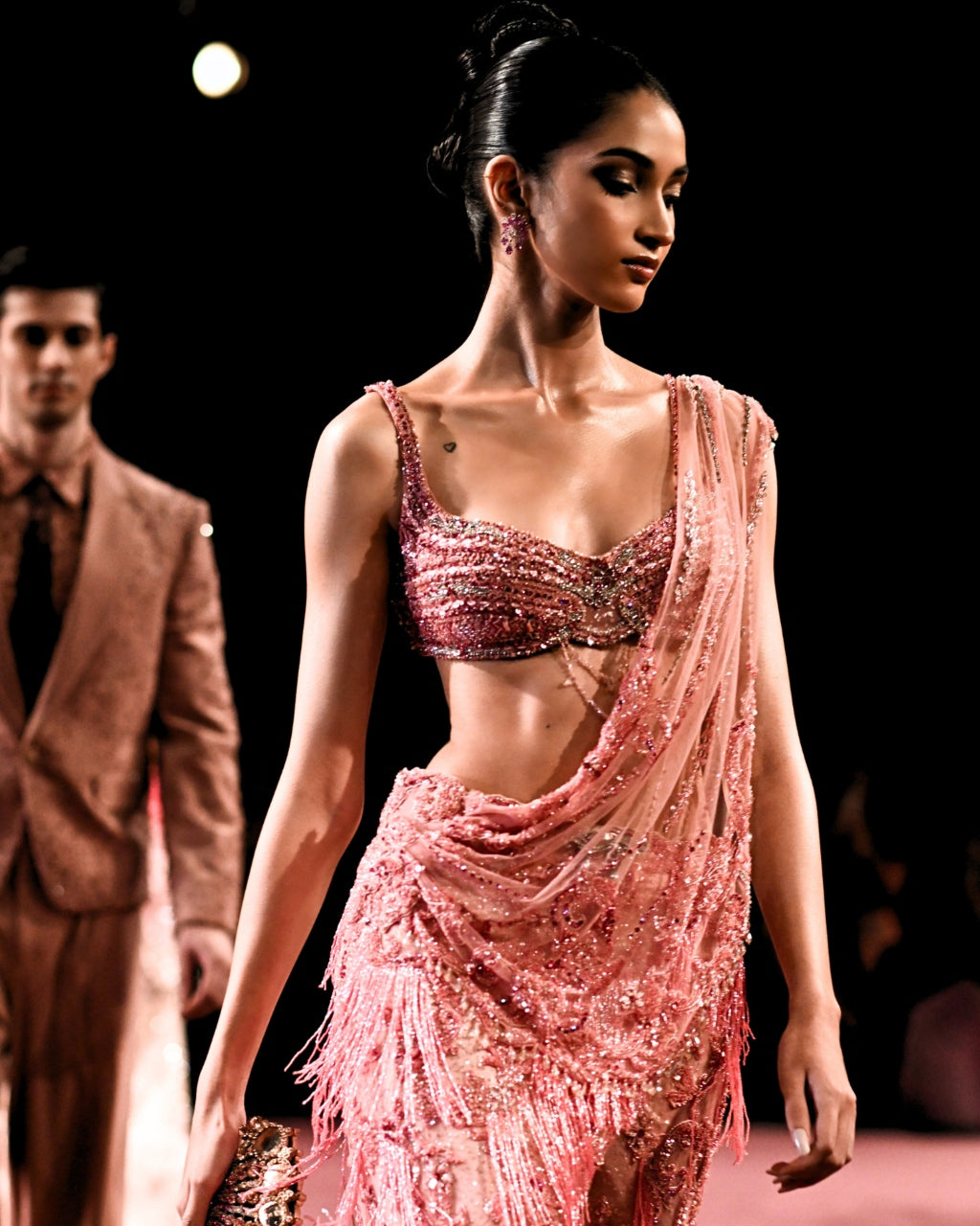 Pankhuri Sari Set