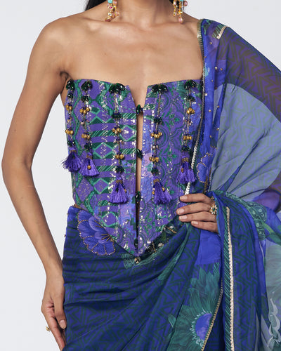 Rimjhim Rimsim Sari Set
