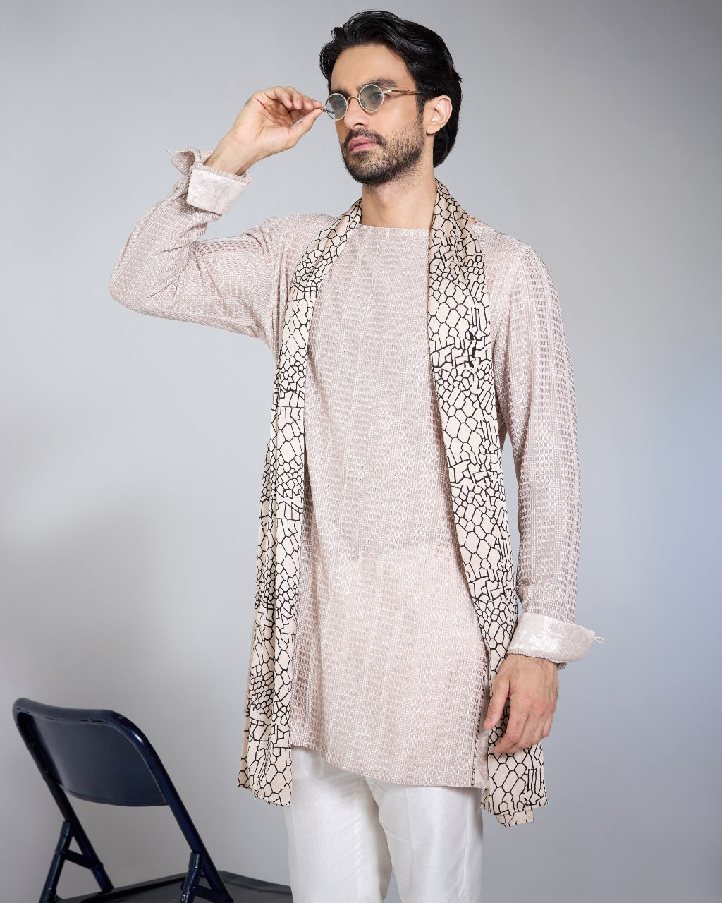 Chessboard Open Shrug Set