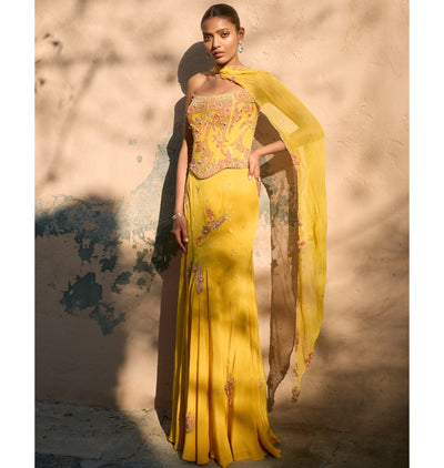 Aurora Bloom Corset & Skirt Set