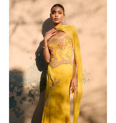 Aurora Bloom Corset & Skirt Set