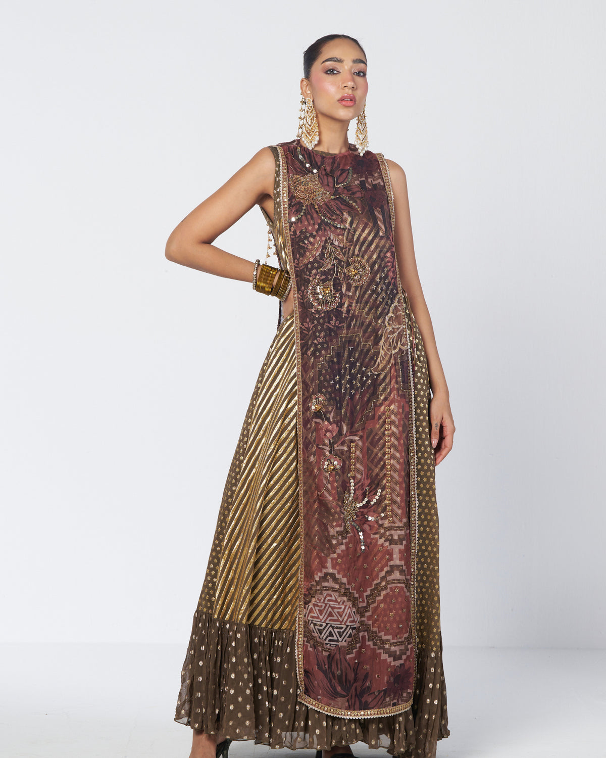 Olive Rangsaaz Gown Set