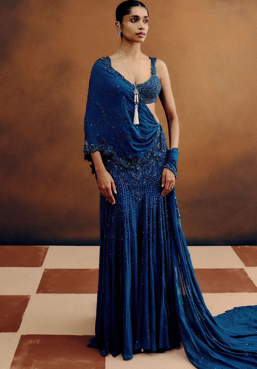 Oceanelle Drape Sari