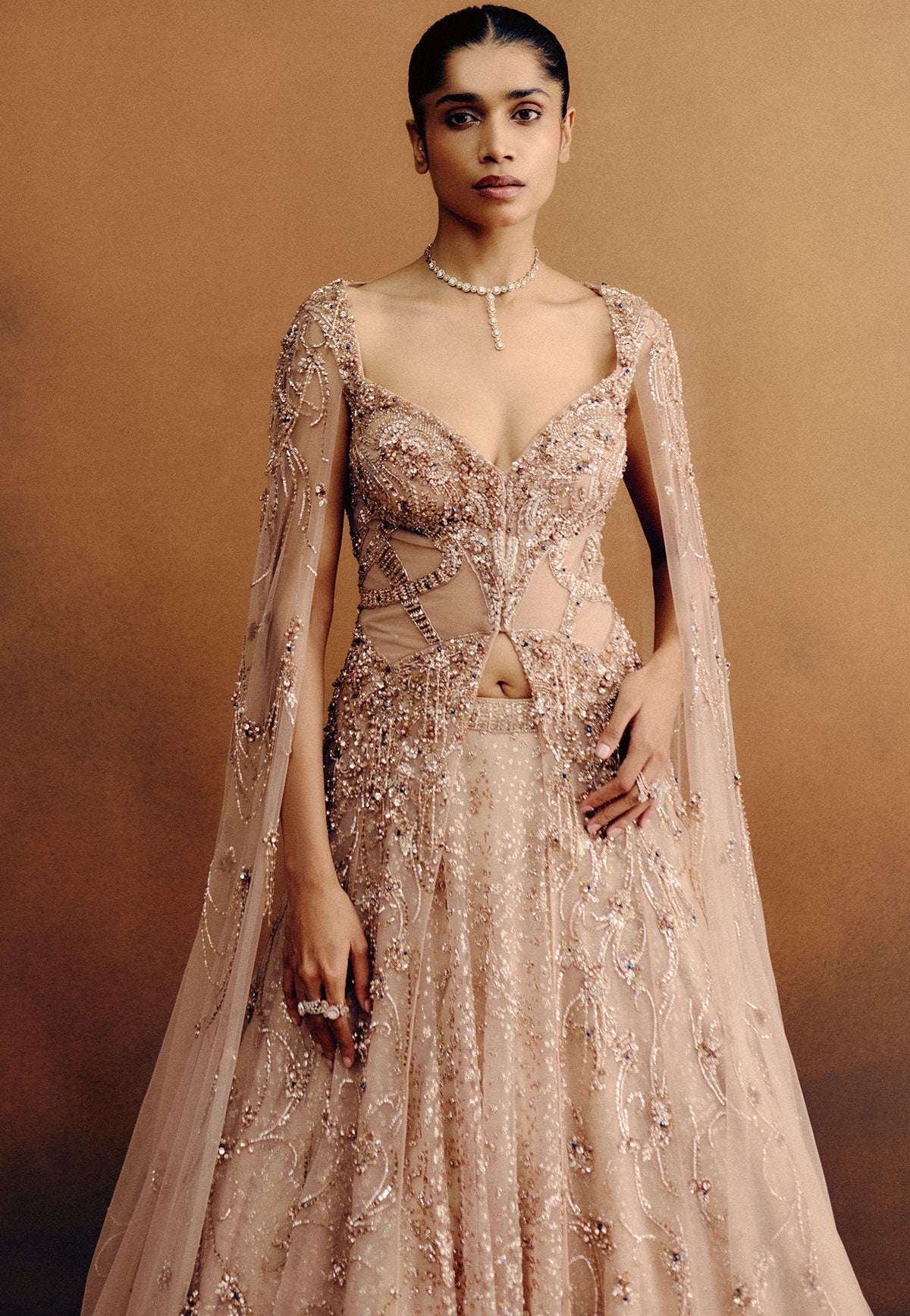 Aureline Jacket Kurta & Skirt Set