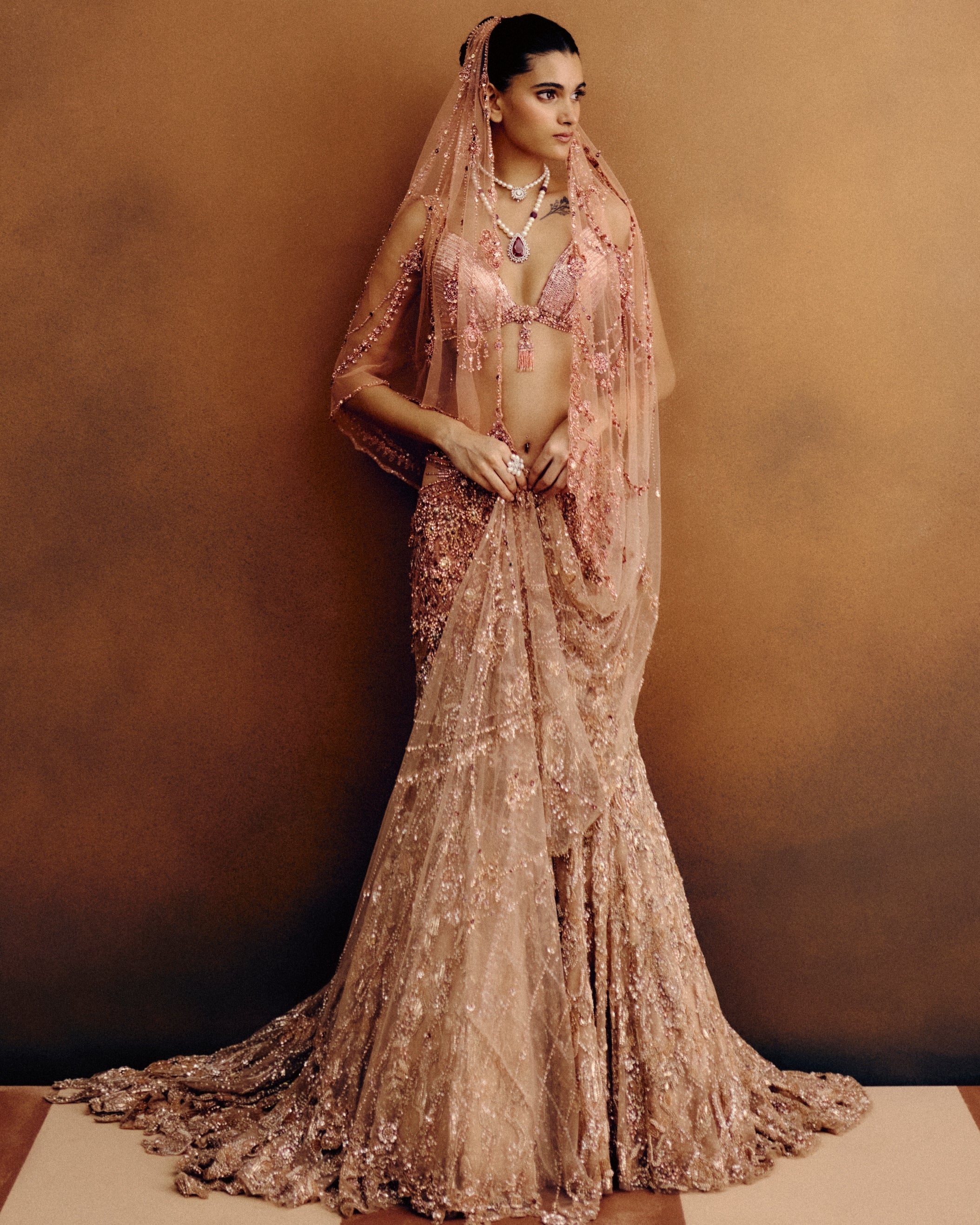 Amberlux Cocktail Lehenga