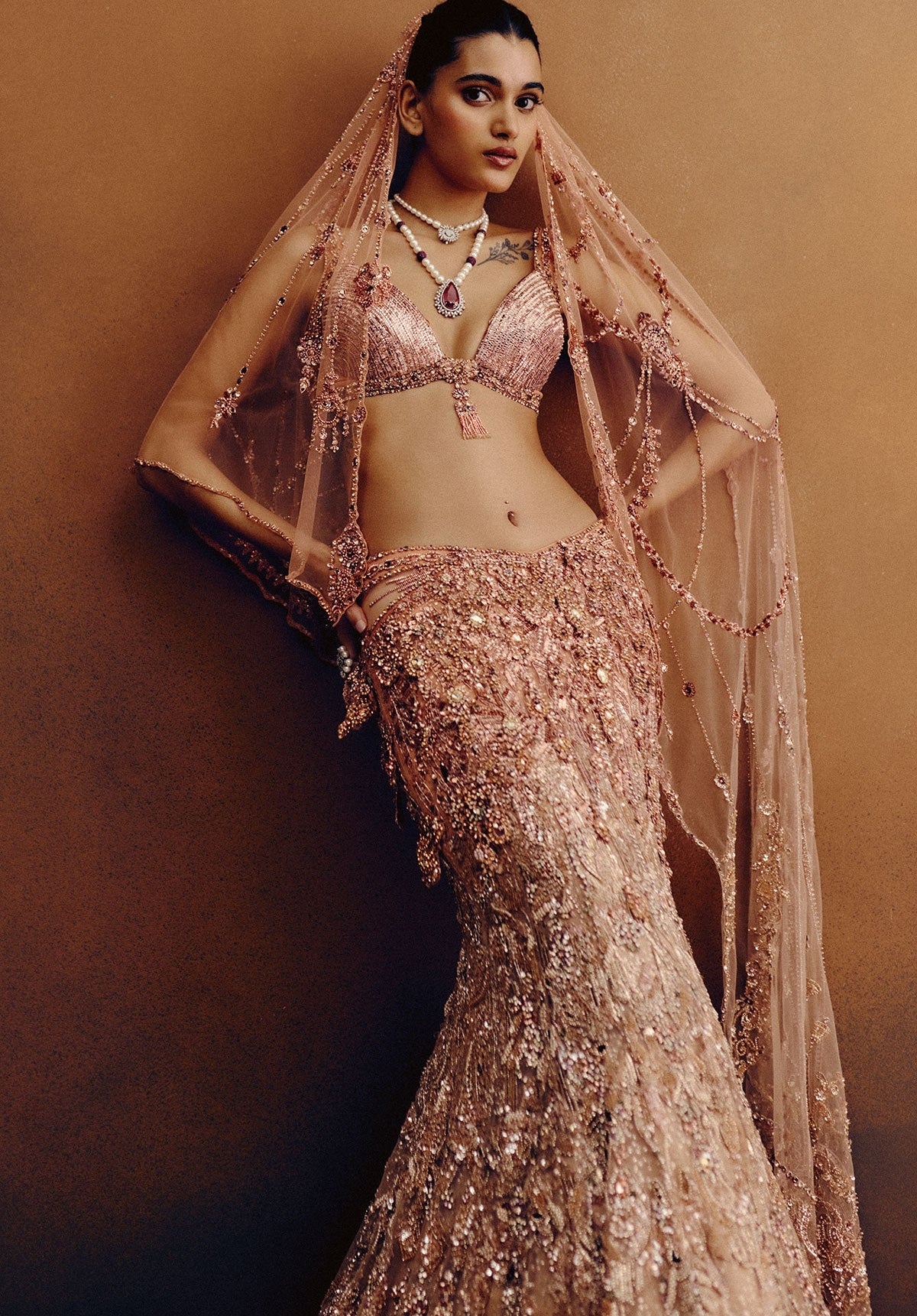 Amberlux Cocktail Lehenga