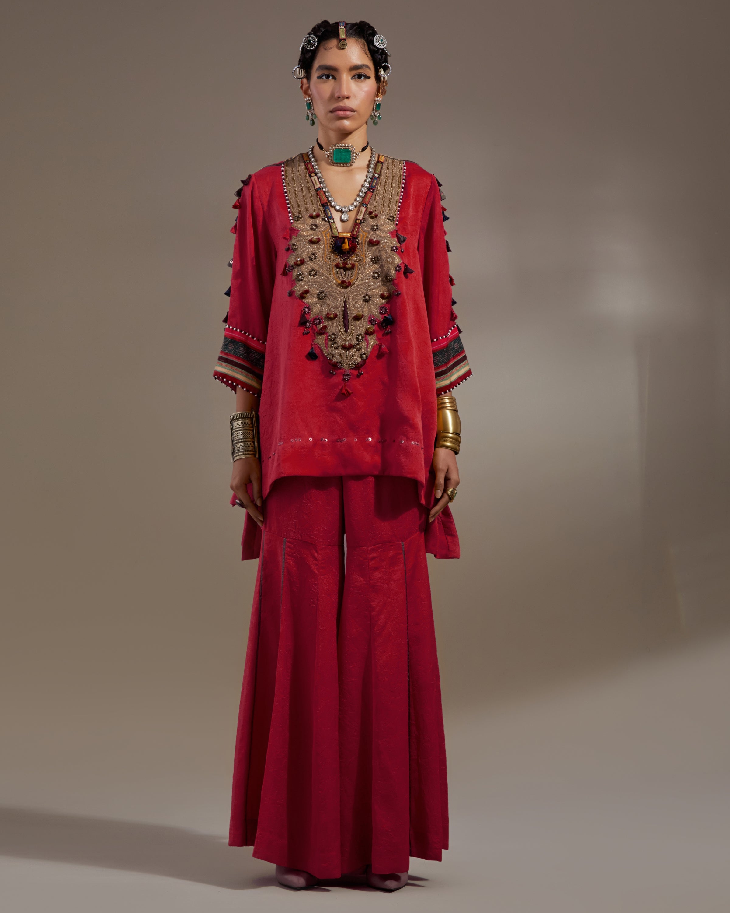 Sindoor Mitra Short Kurta Set