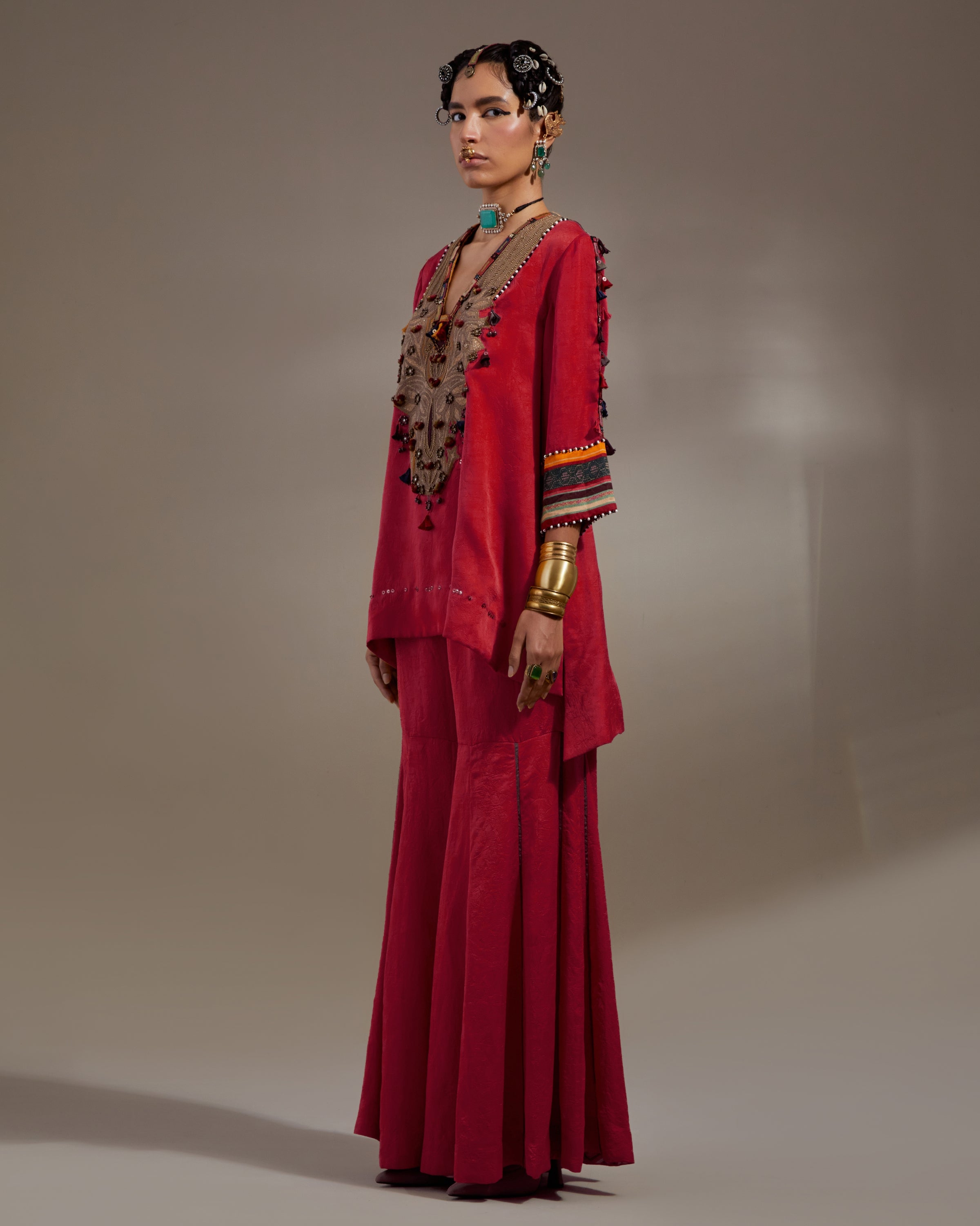 Sindoor Mitra Short Kurta Set