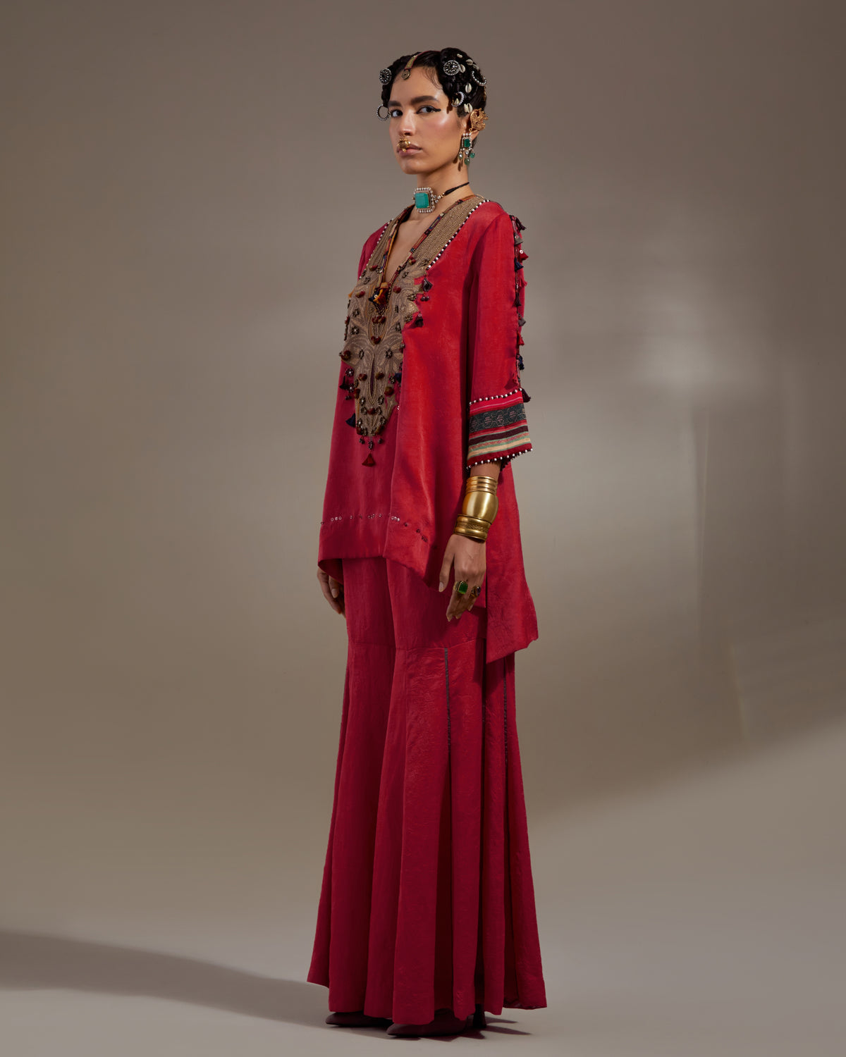 Sindoor Mitra Short Kurta Set