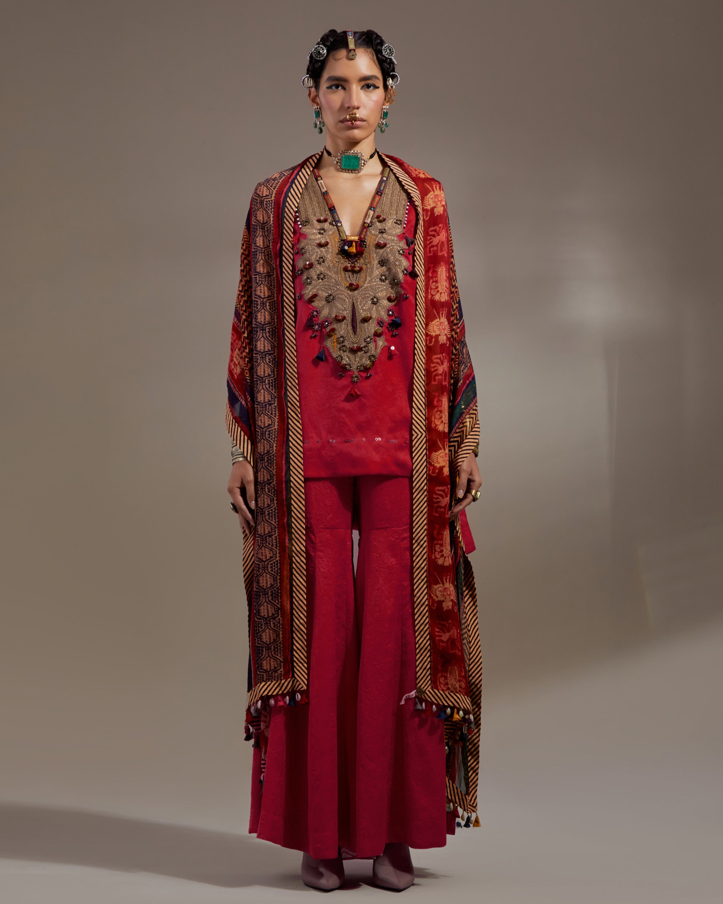 Sindoor Mitra Short Kurta Set