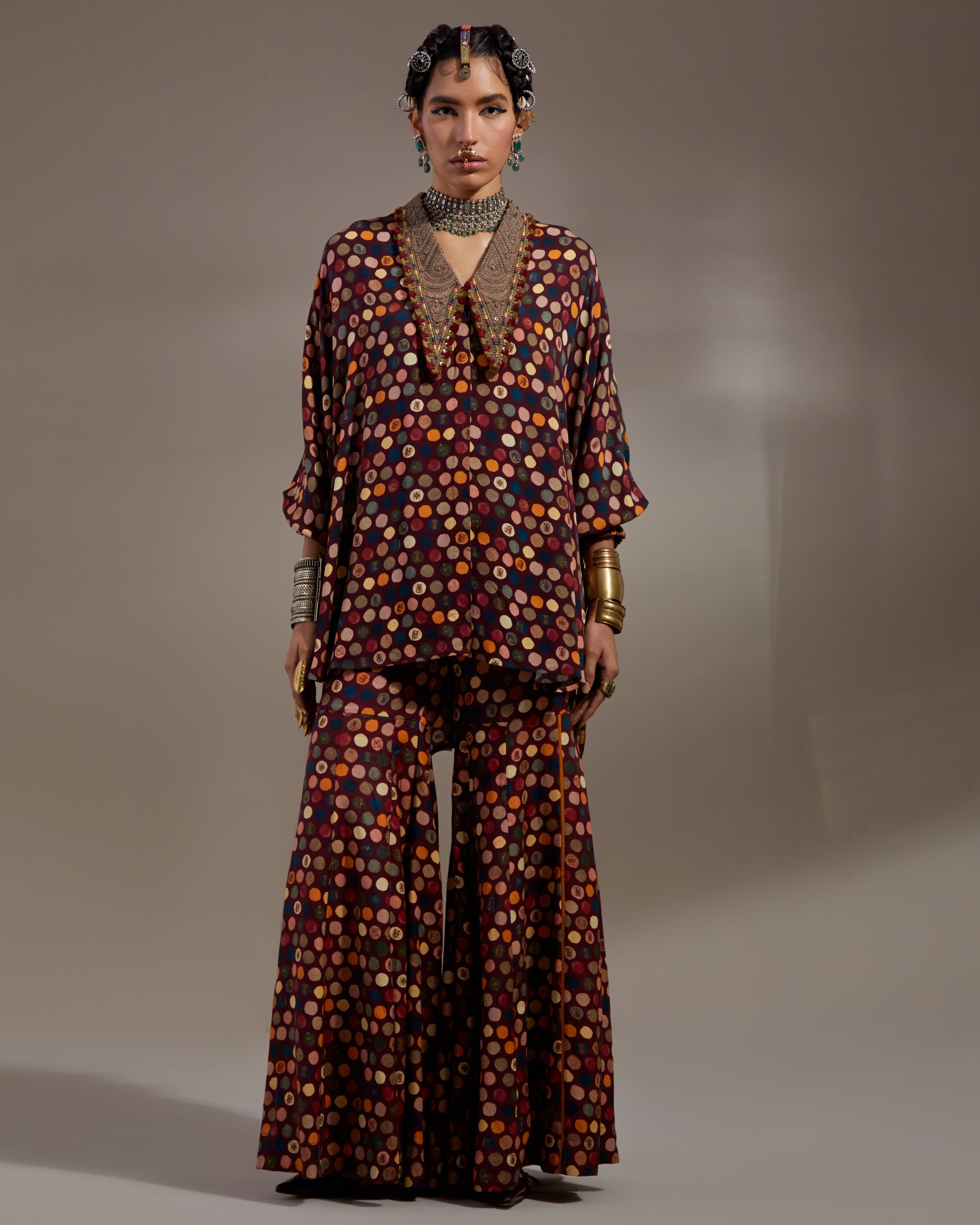 Jamuni Mandala Shirt & Gharara Set