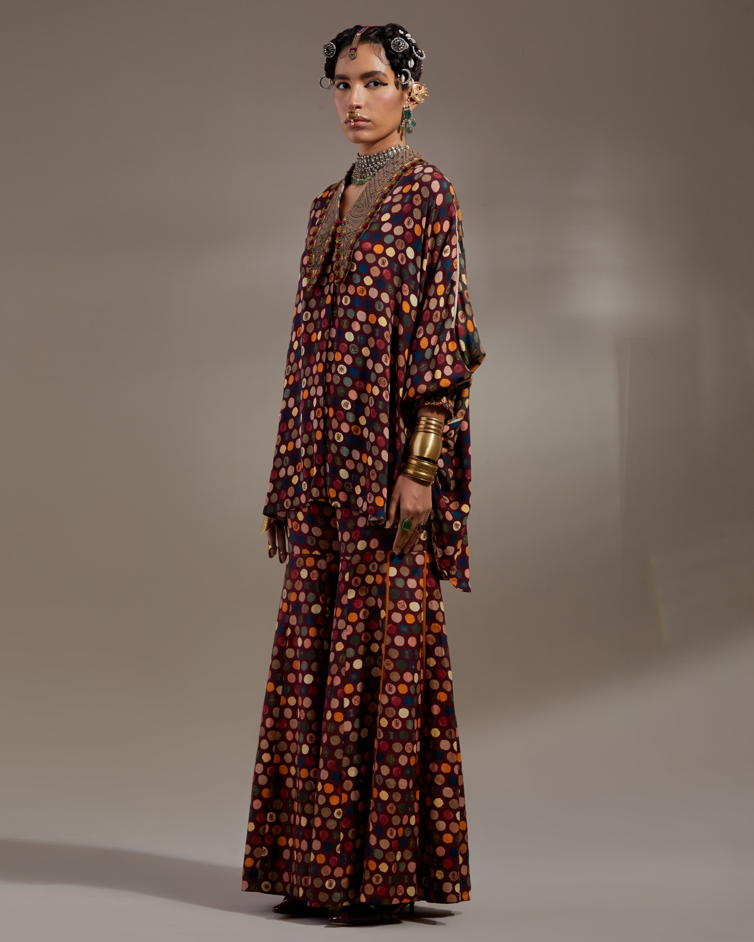 Jamuni Mandala Shirt & Gharara Set