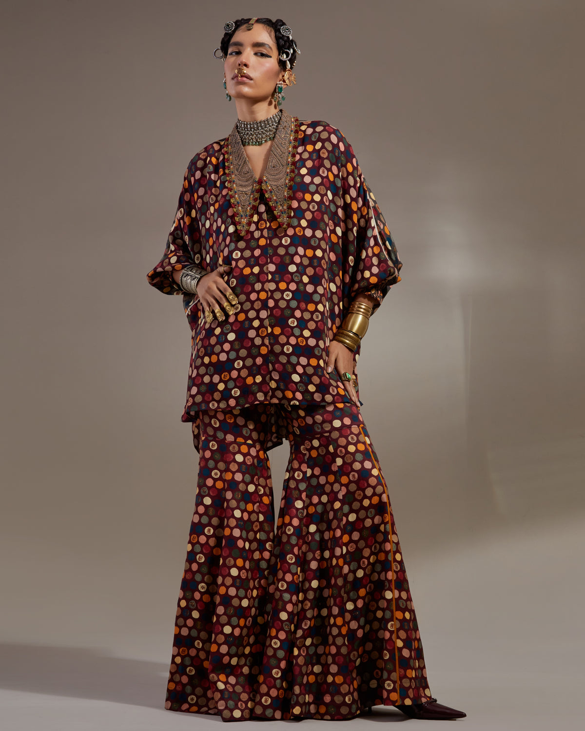 Jamuni Mandala Shirt & Gharara Set