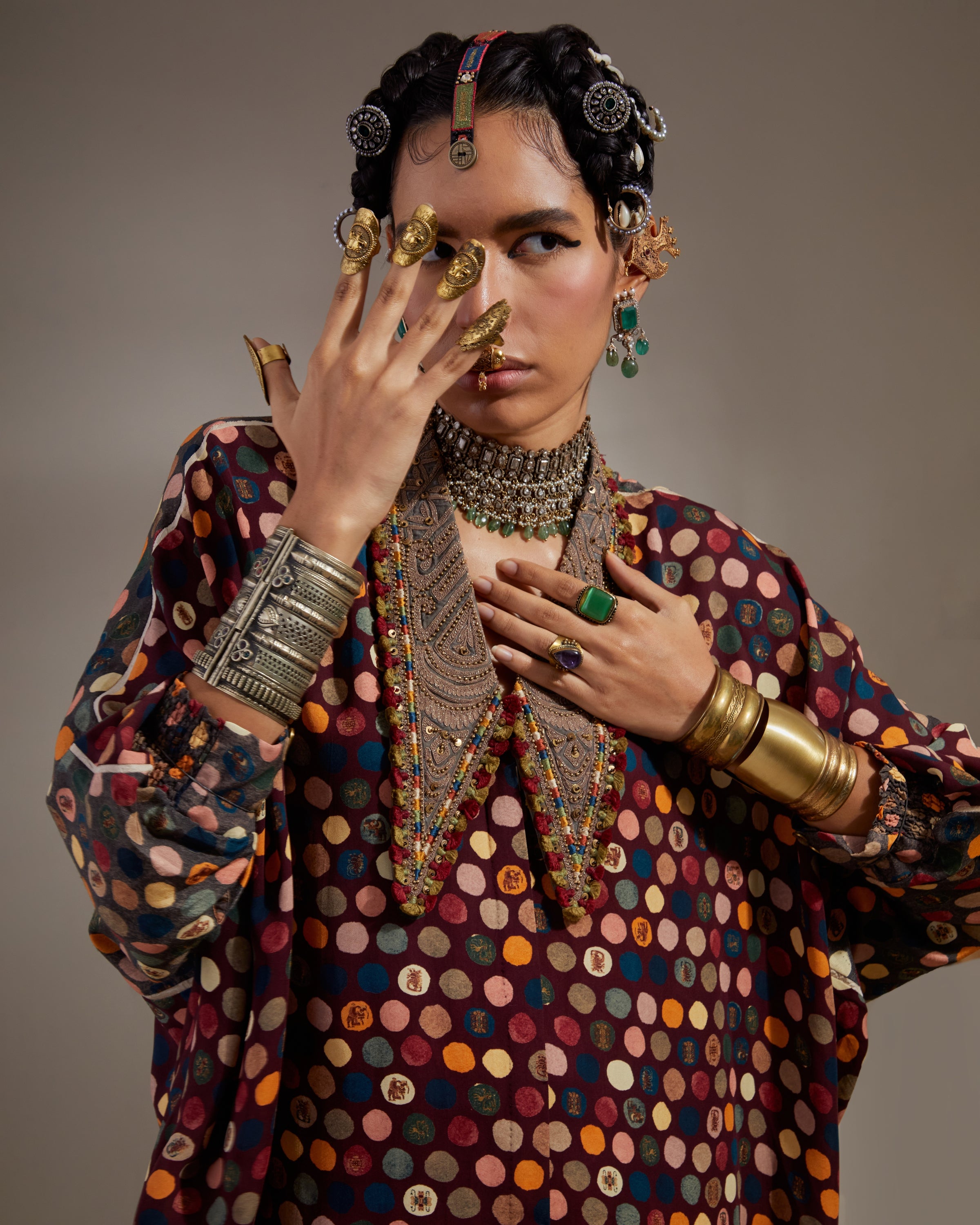 Jamuni Mandala Shirt & Gharara Set