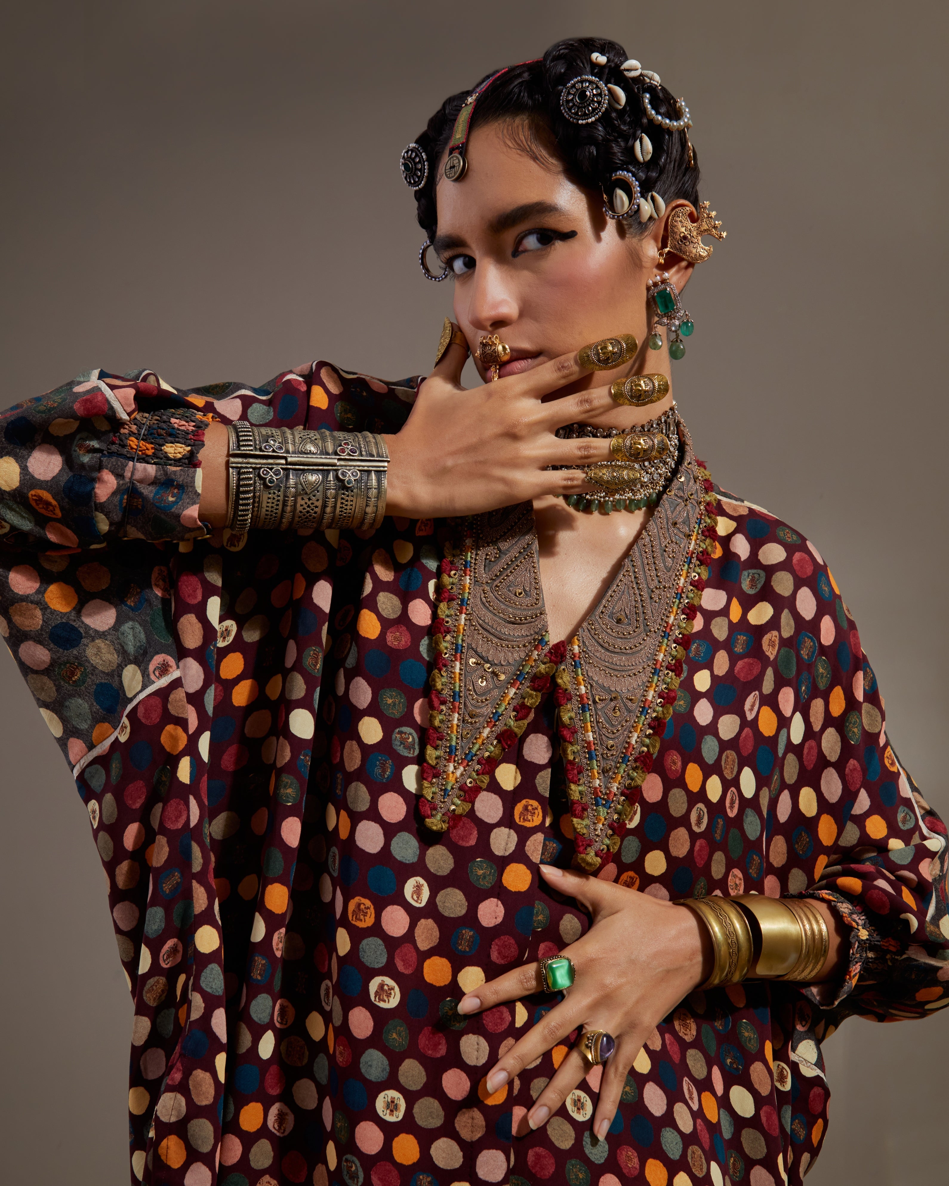 Jamuni Mandala Shirt & Gharara Set