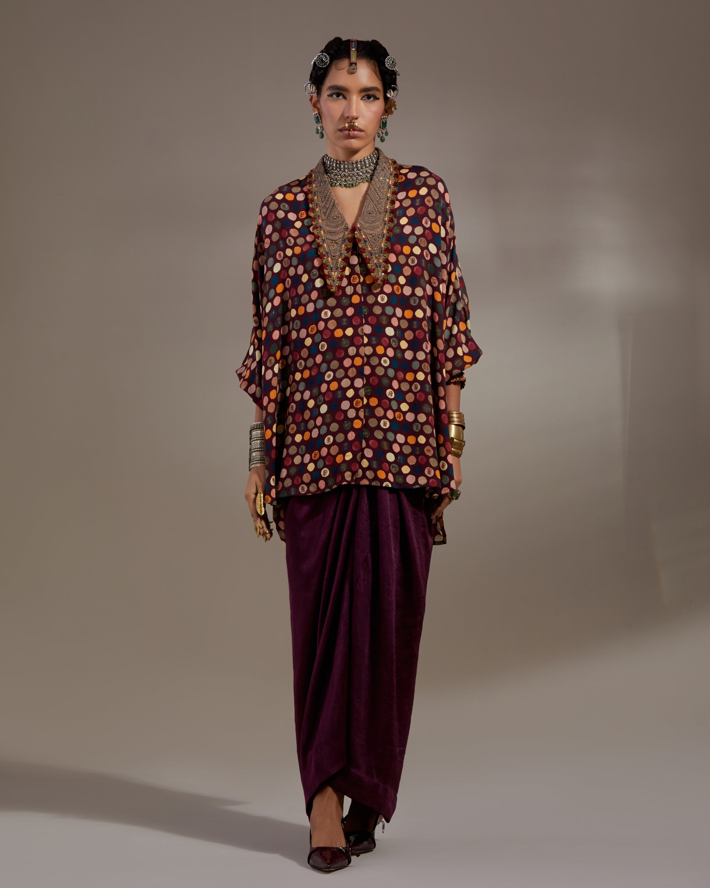 Anka Jamuni Mandala Shirt & Skirt Set