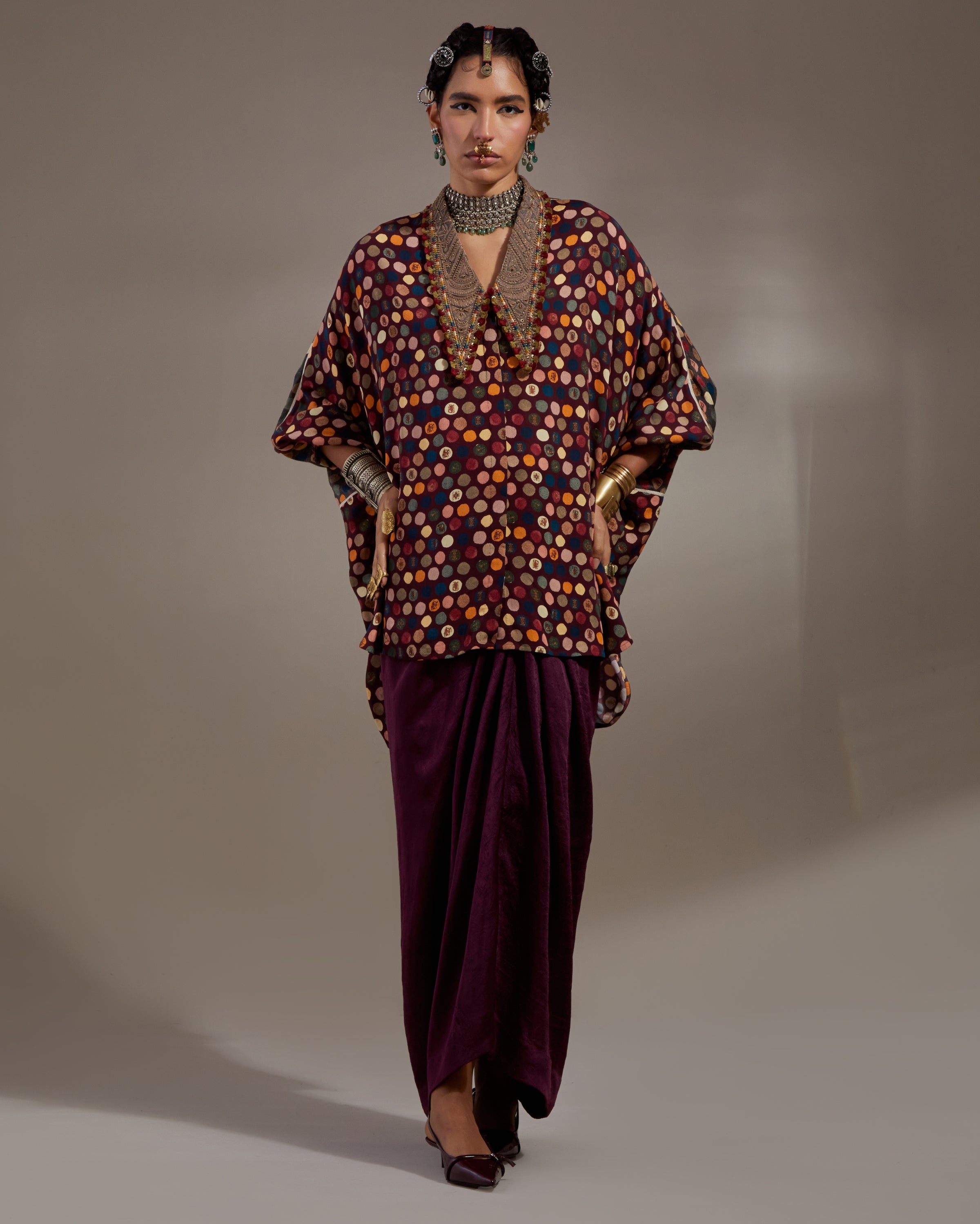 Jamuni Mandala Shirt & Skirt Set