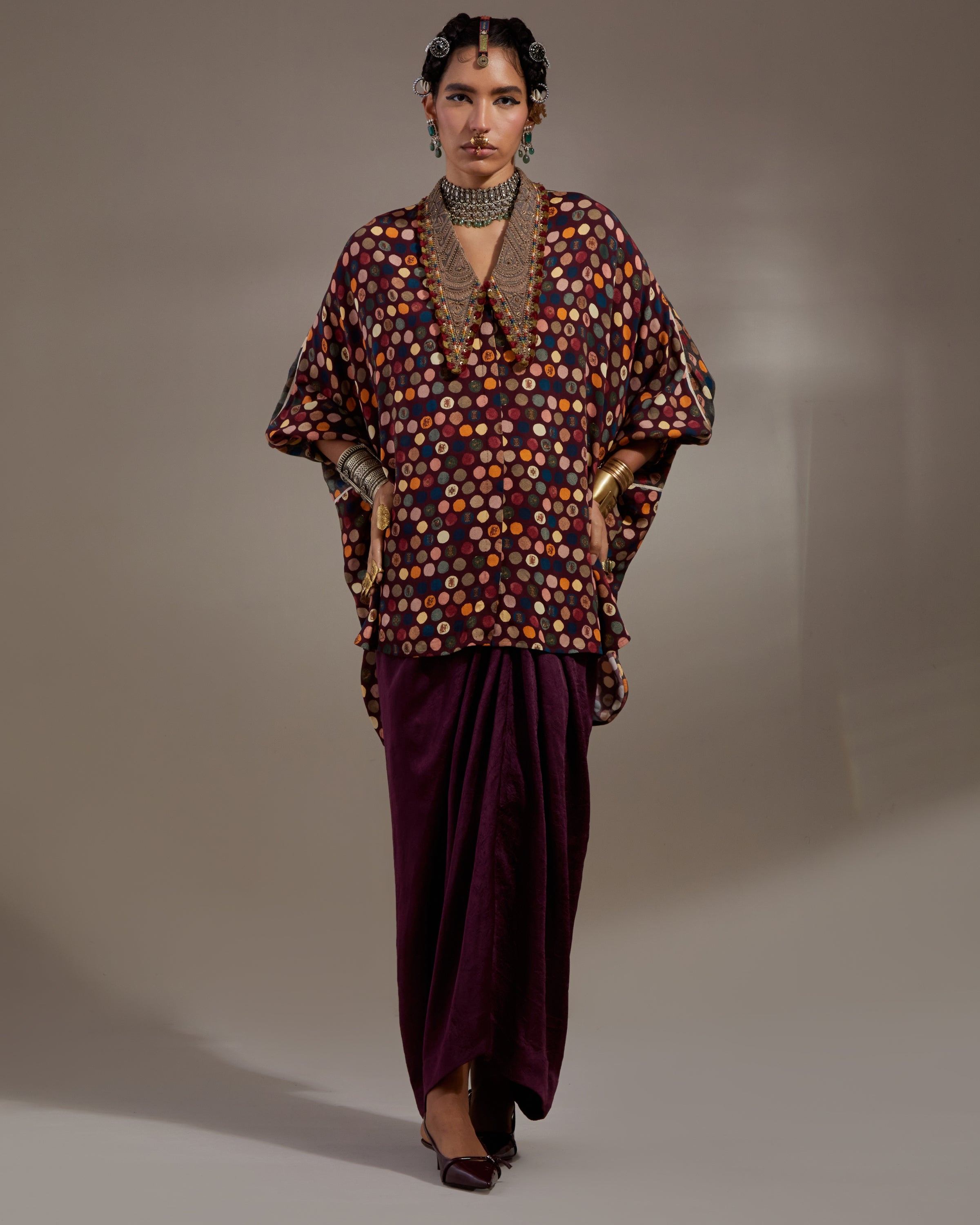 Anka Jamuni Mandala Shirt & Skirt Set