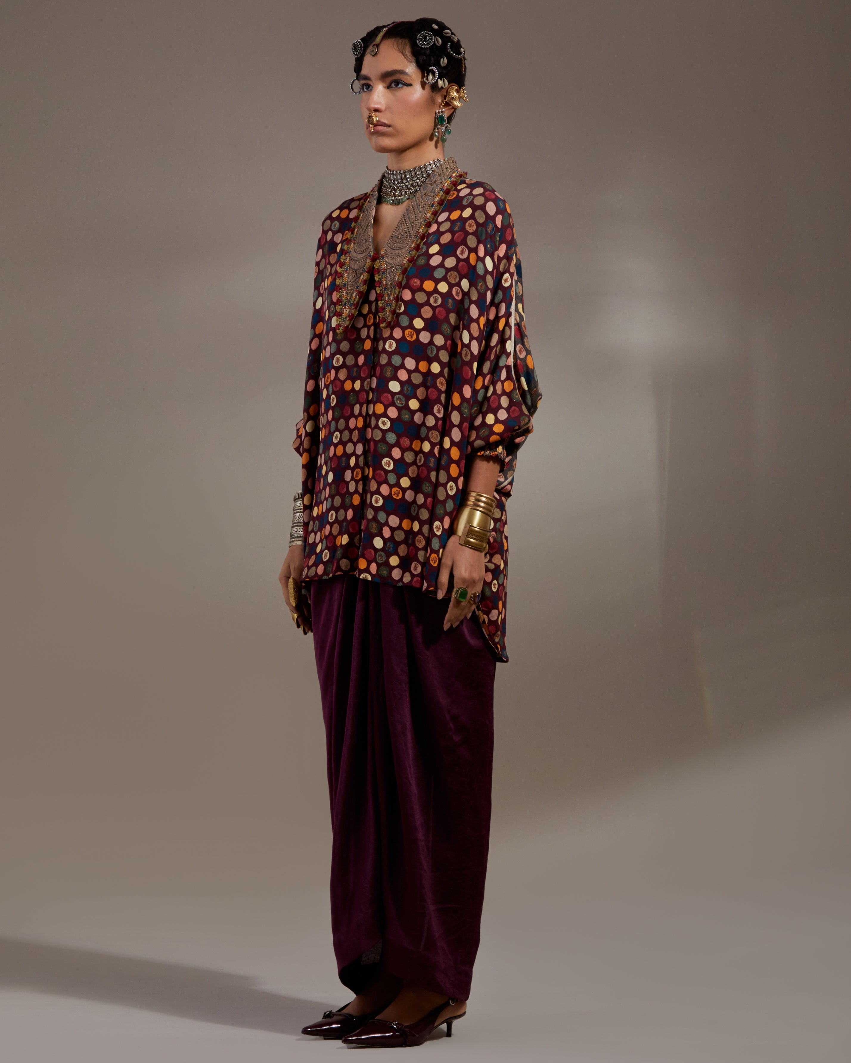 Jamuni Mandala Shirt & Skirt Set