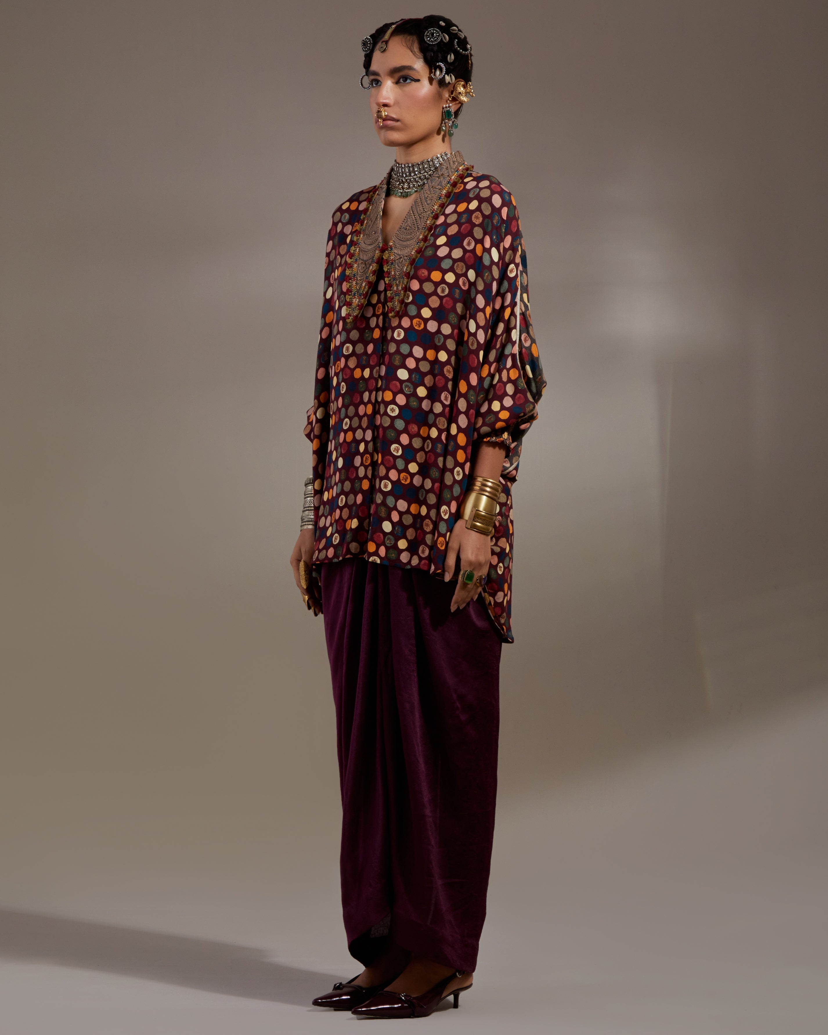 Anka Jamuni Mandala Shirt & Skirt Set