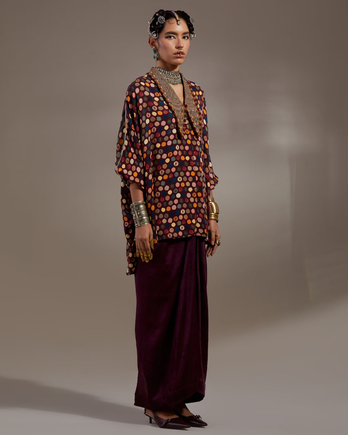 Jamuni Mandala Shirt & Skirt Set