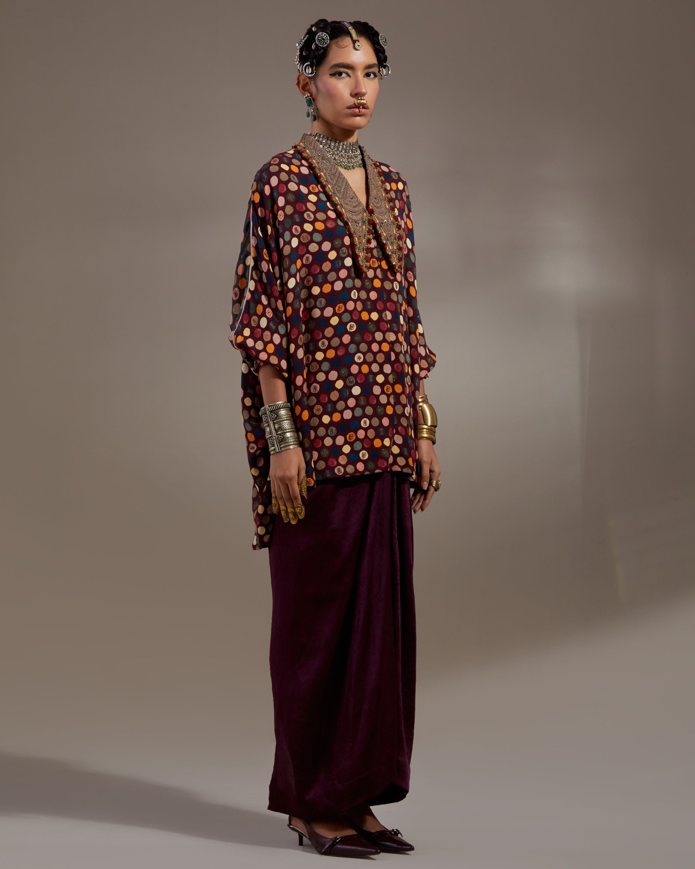 Jamuni Mandala Shirt & Skirt Set