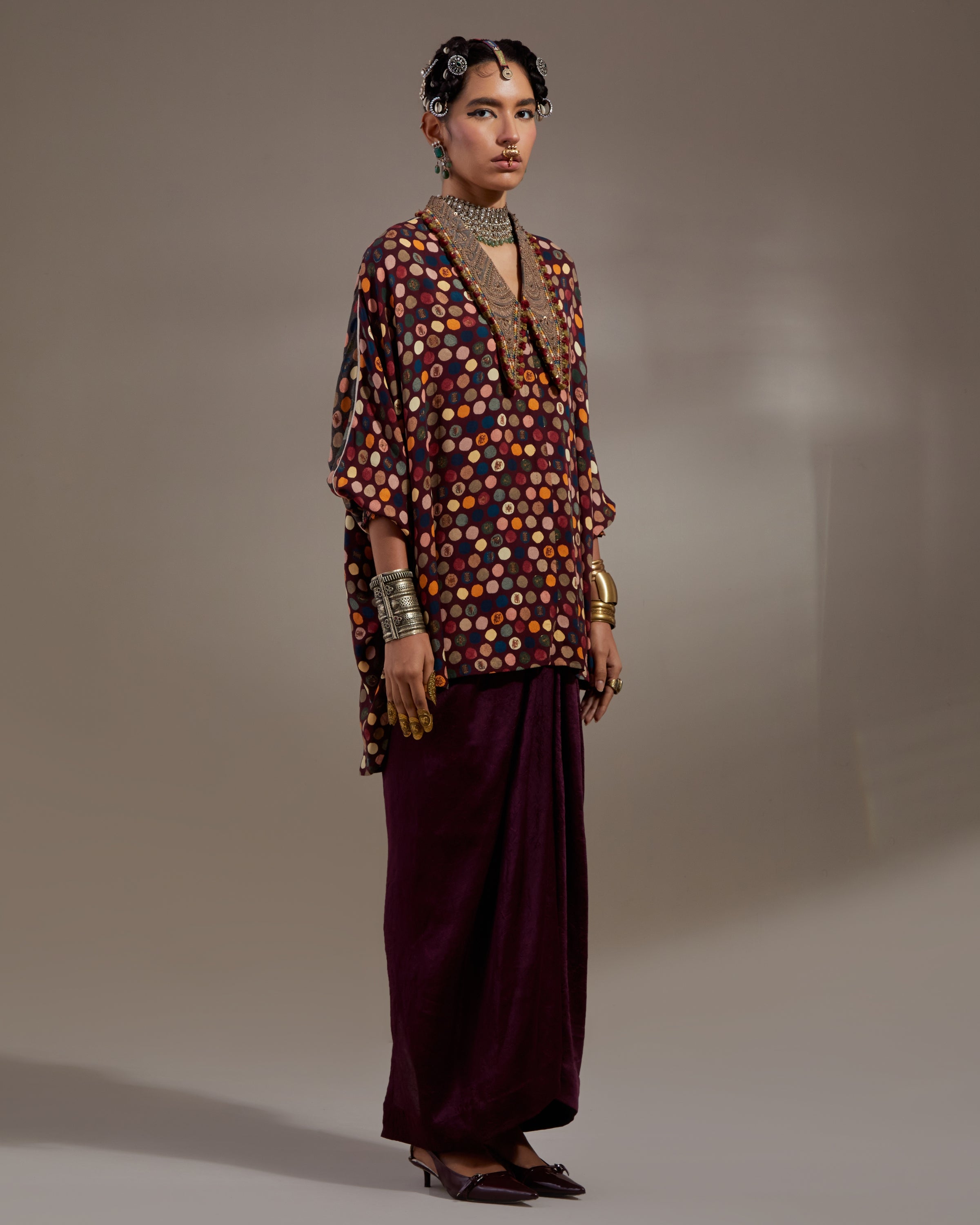 Anka Jamuni Mandala Shirt & Skirt Set