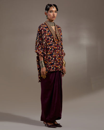 Anka Jamuni Mandala Shirt & Skirt Set