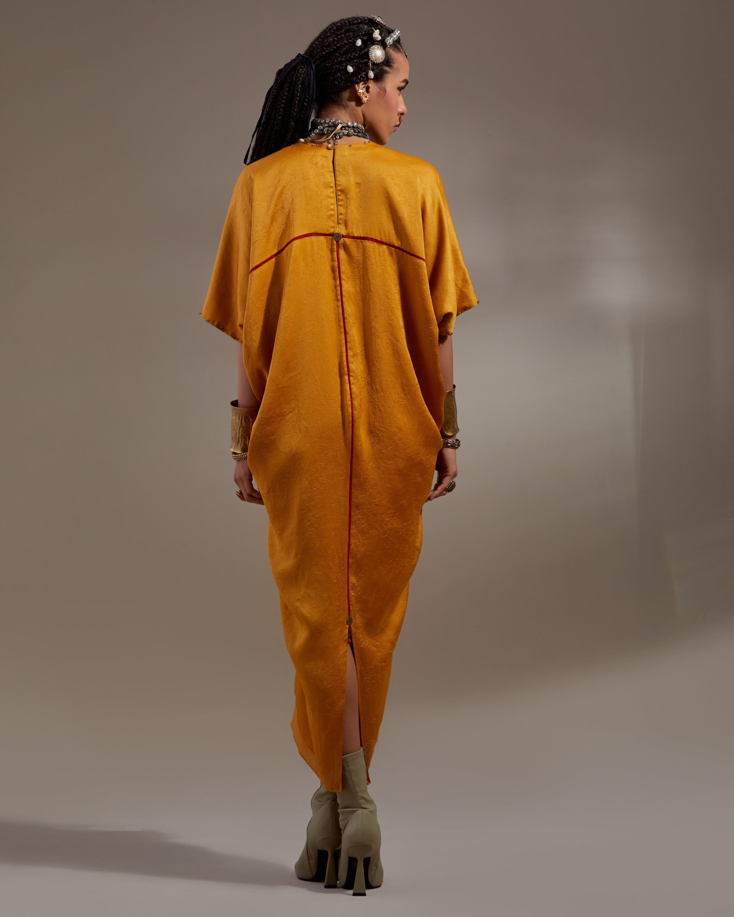 Yellow Topaz Zia Trapeze Dress