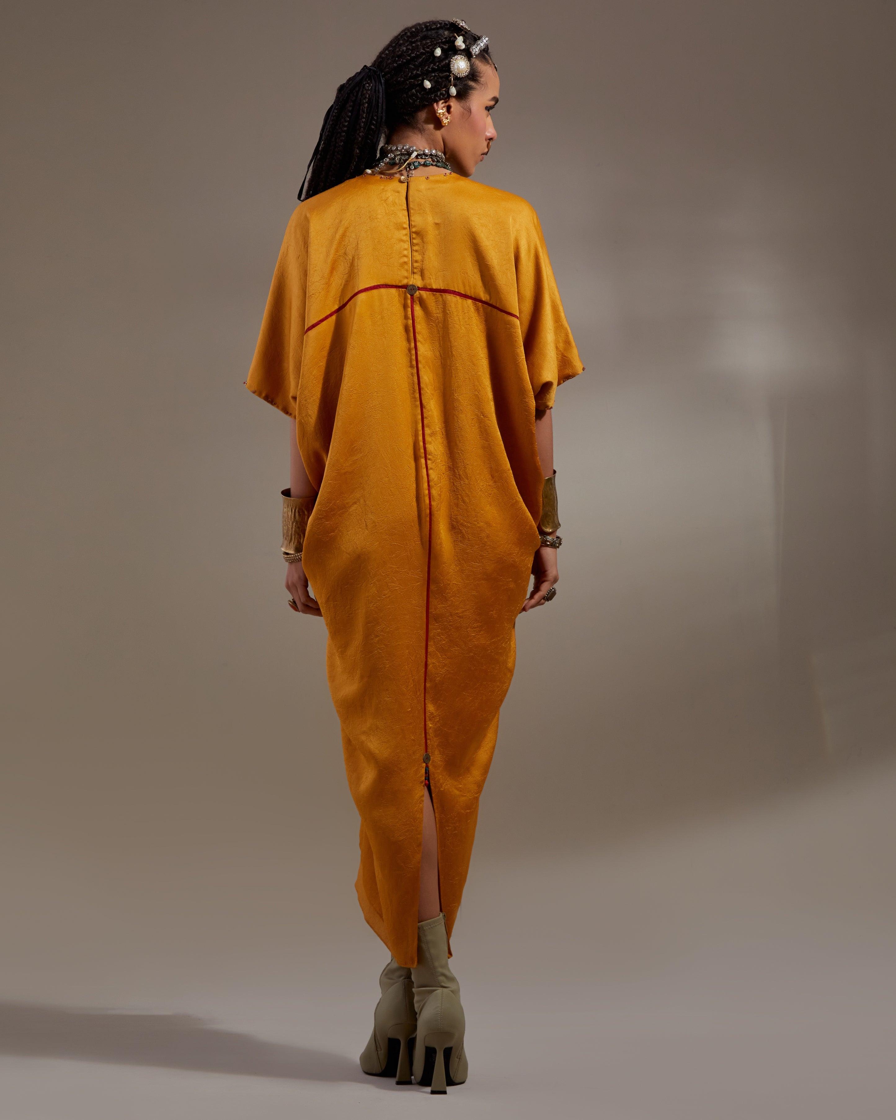 Yellow Topaz Zia Trapeze Dress