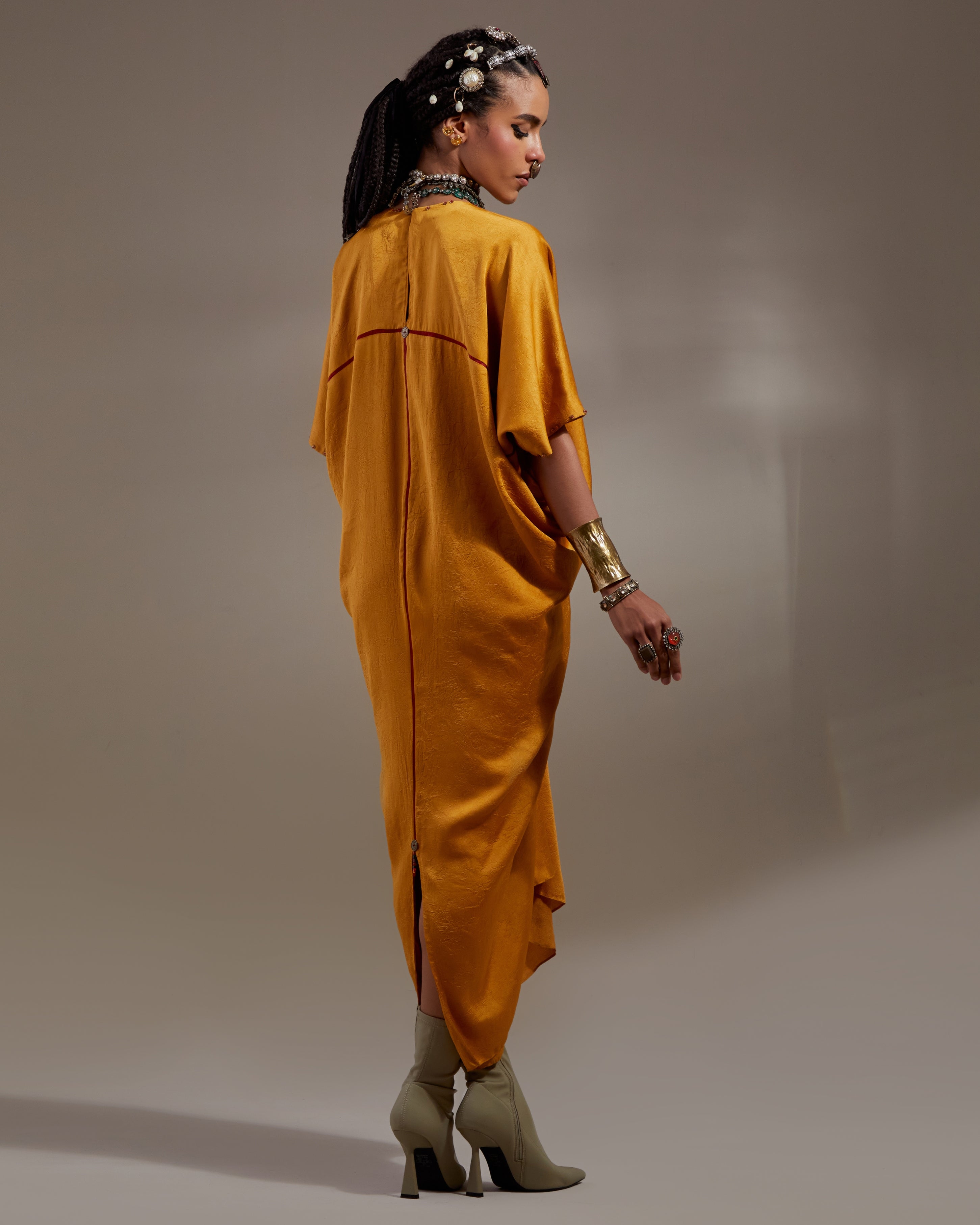 Yellow Topaz Zia Trapeze Dress