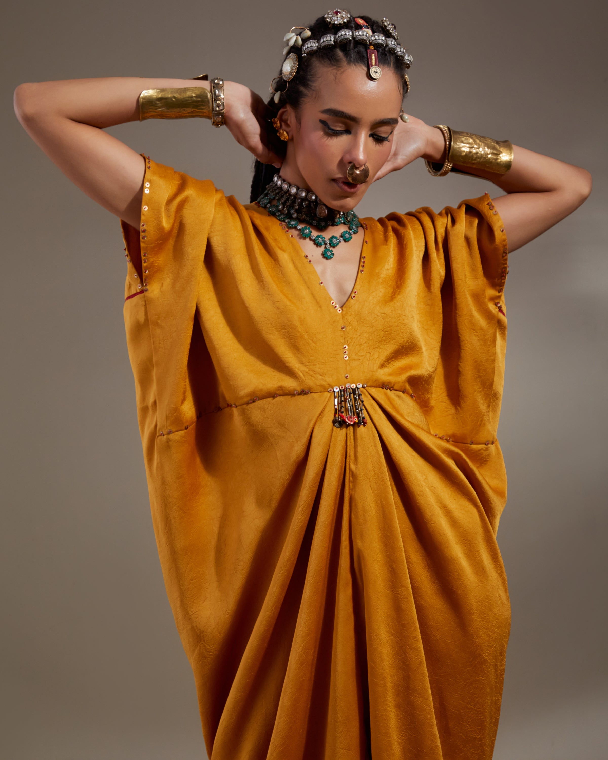 Yellow Topaz Zia Trapeze Dress