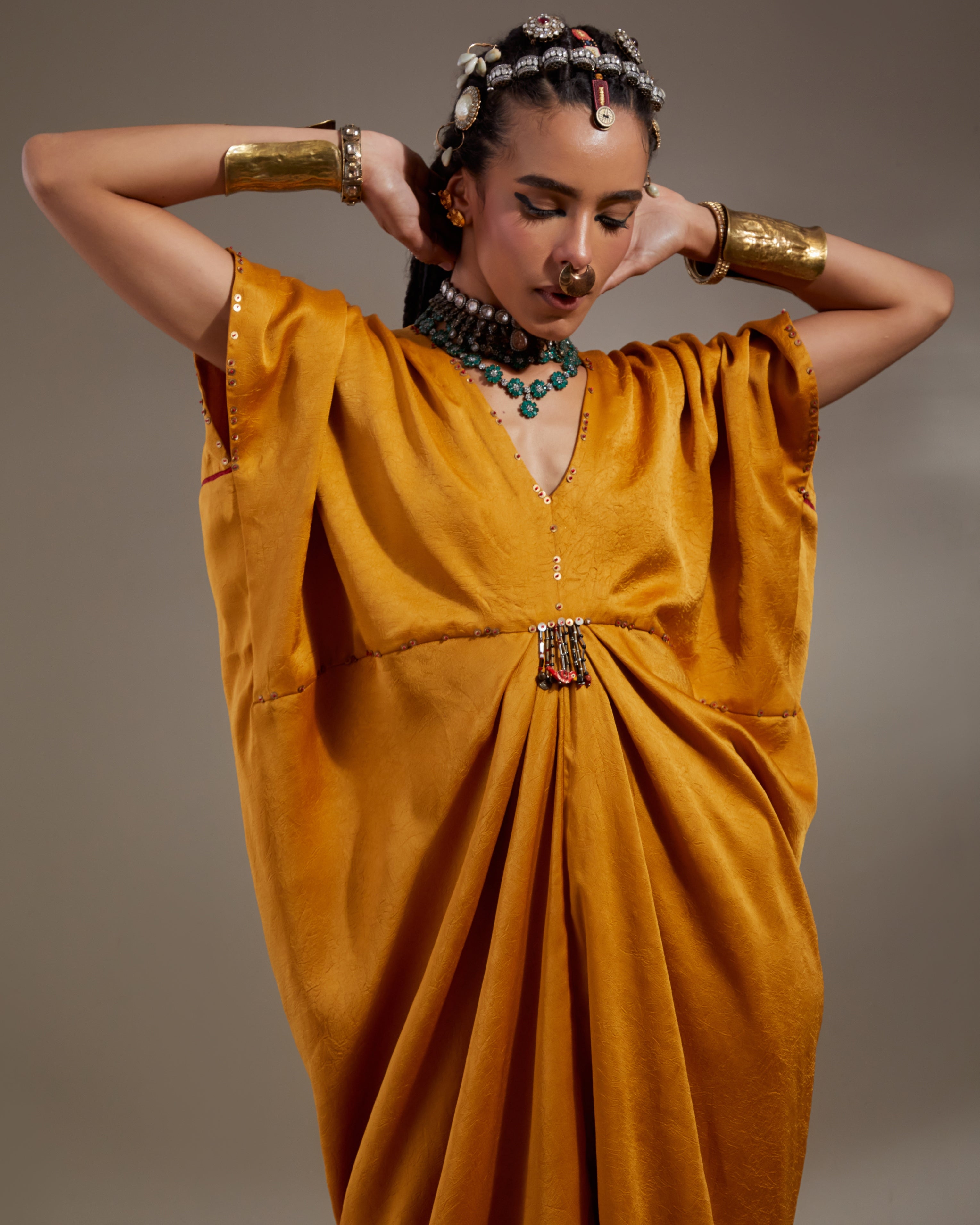 Yellow Topaz Zia Trapeze Dress