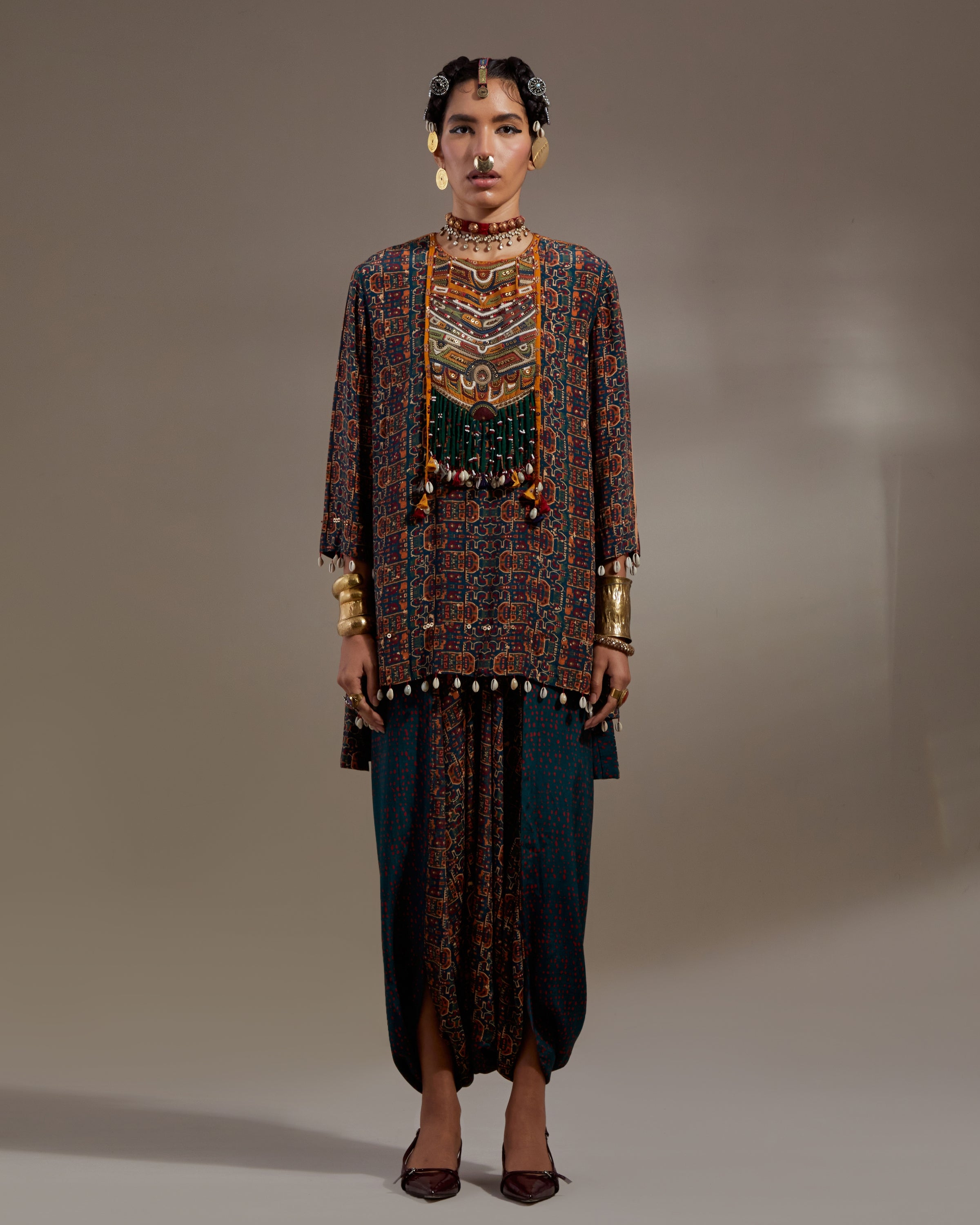 Hara Mitra Short Kurta Set