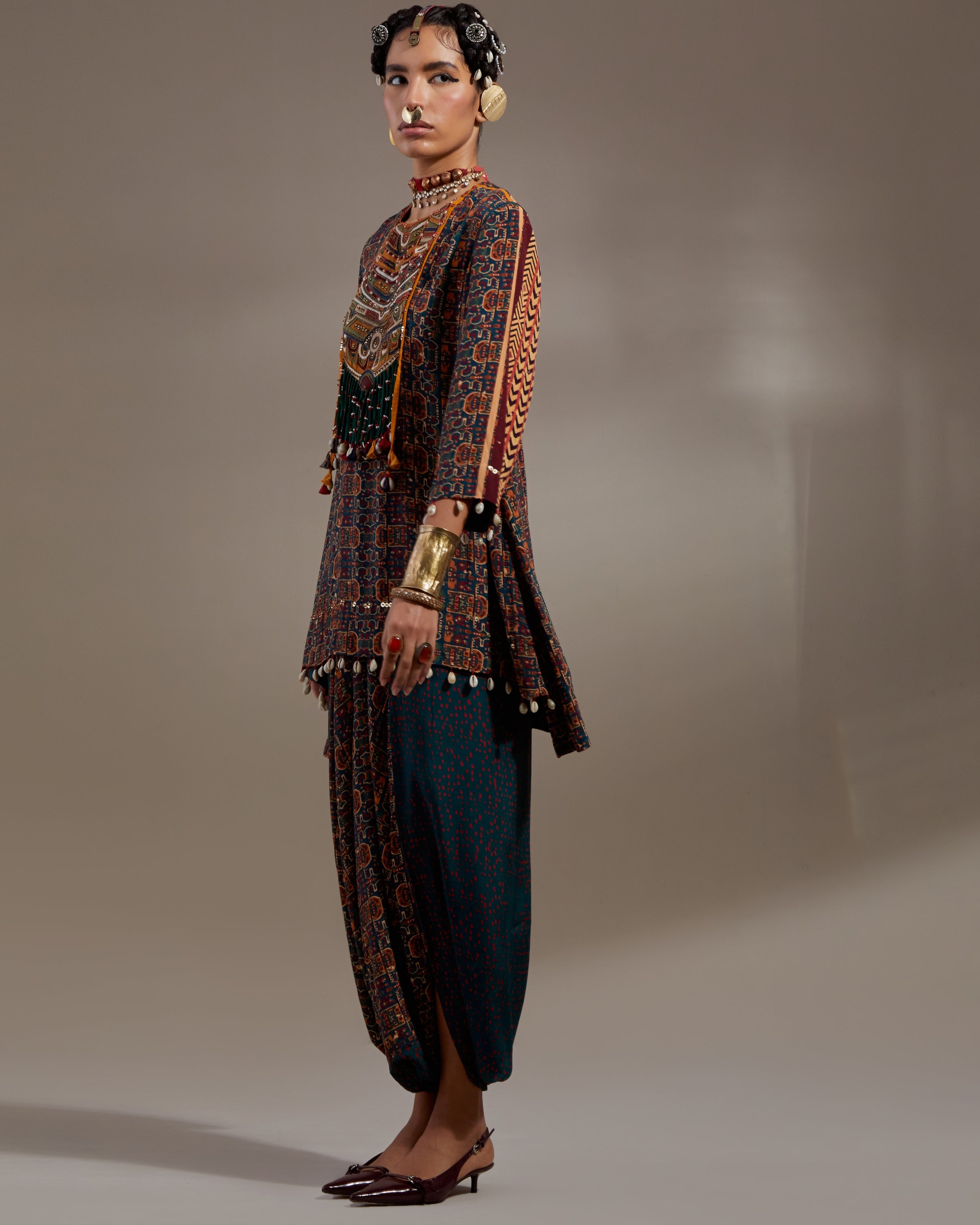 Hara Mitra Short Kurta Set