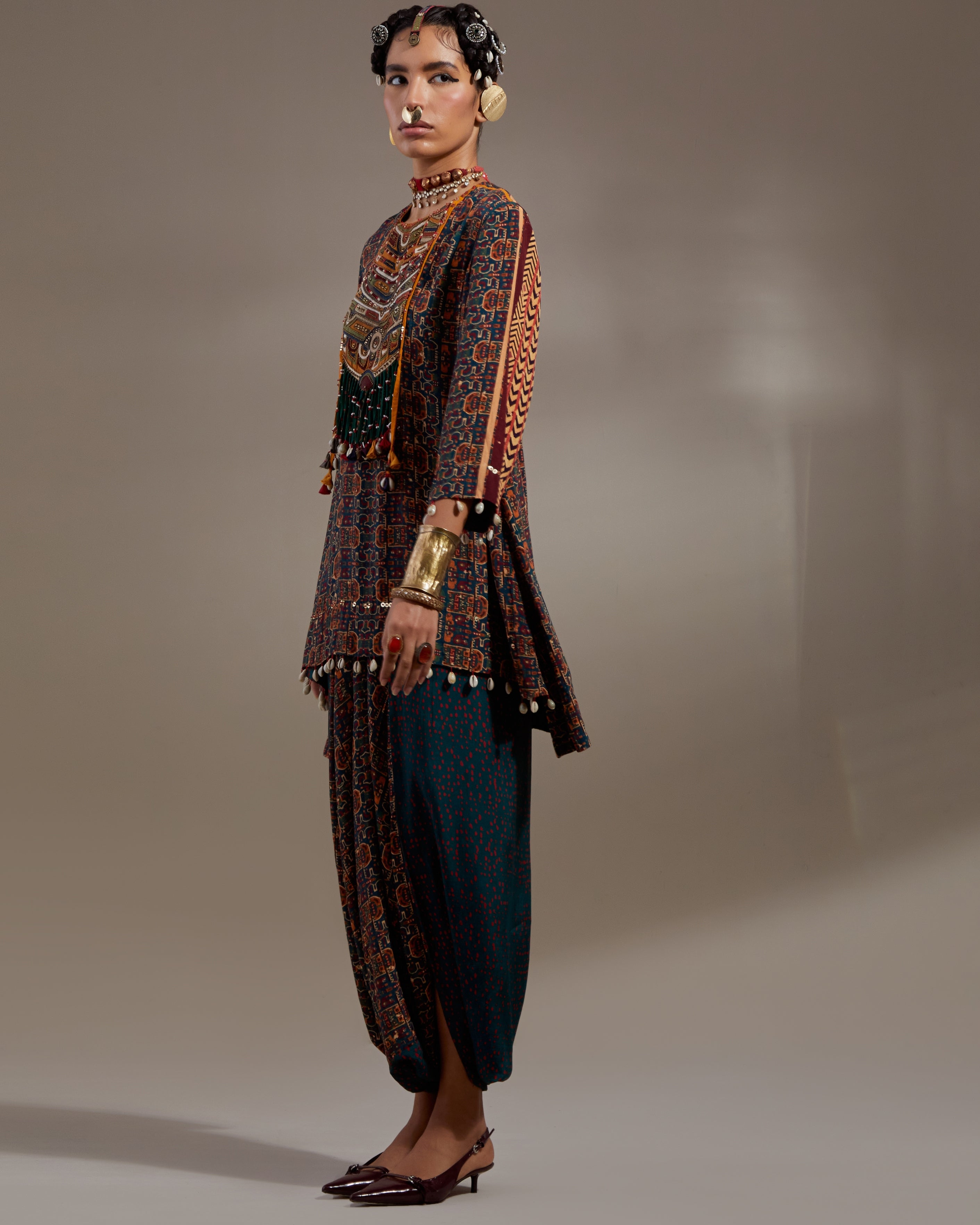 Hara Mitra Short Kurta Set