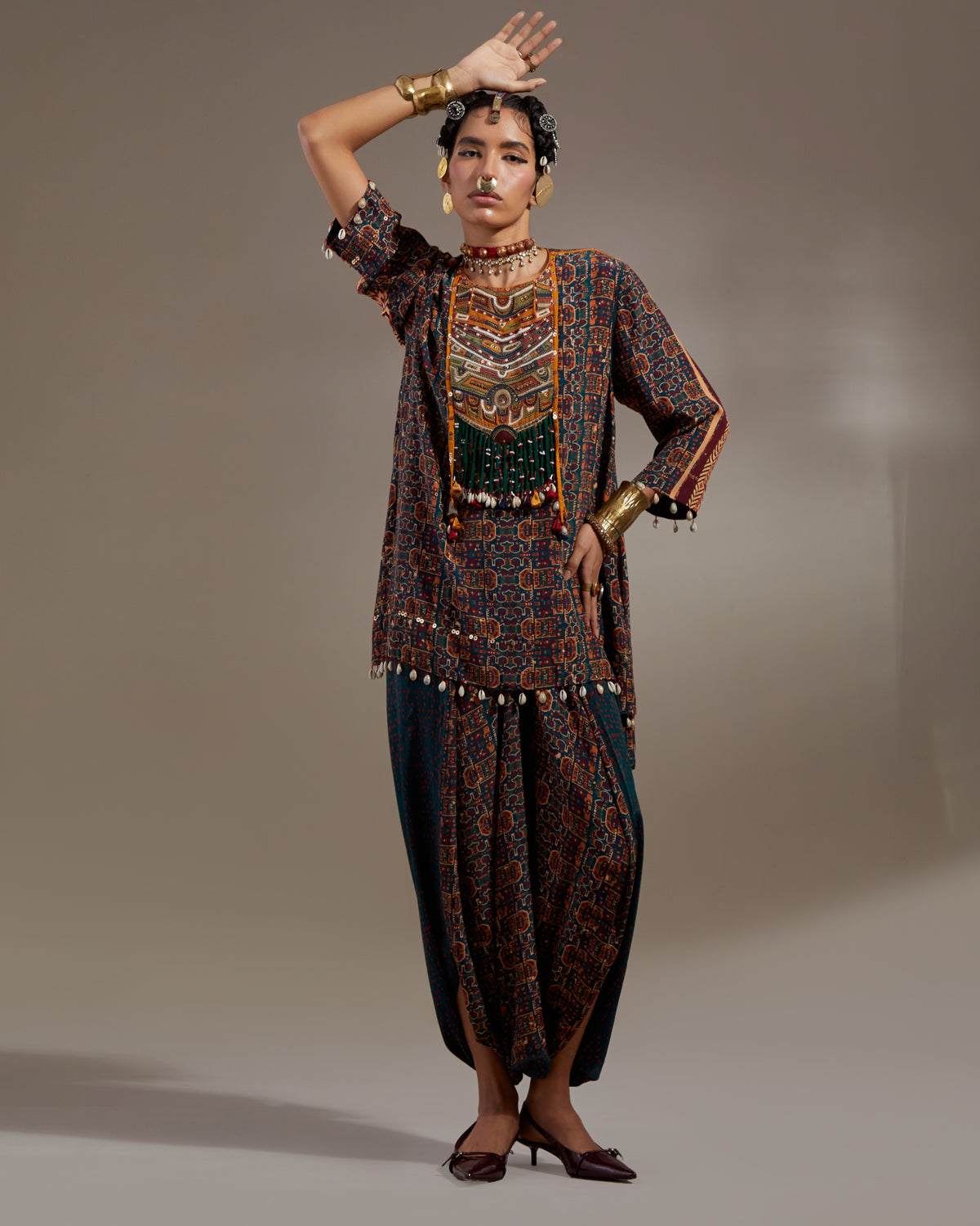 Hara Mitra Short Kurta Set