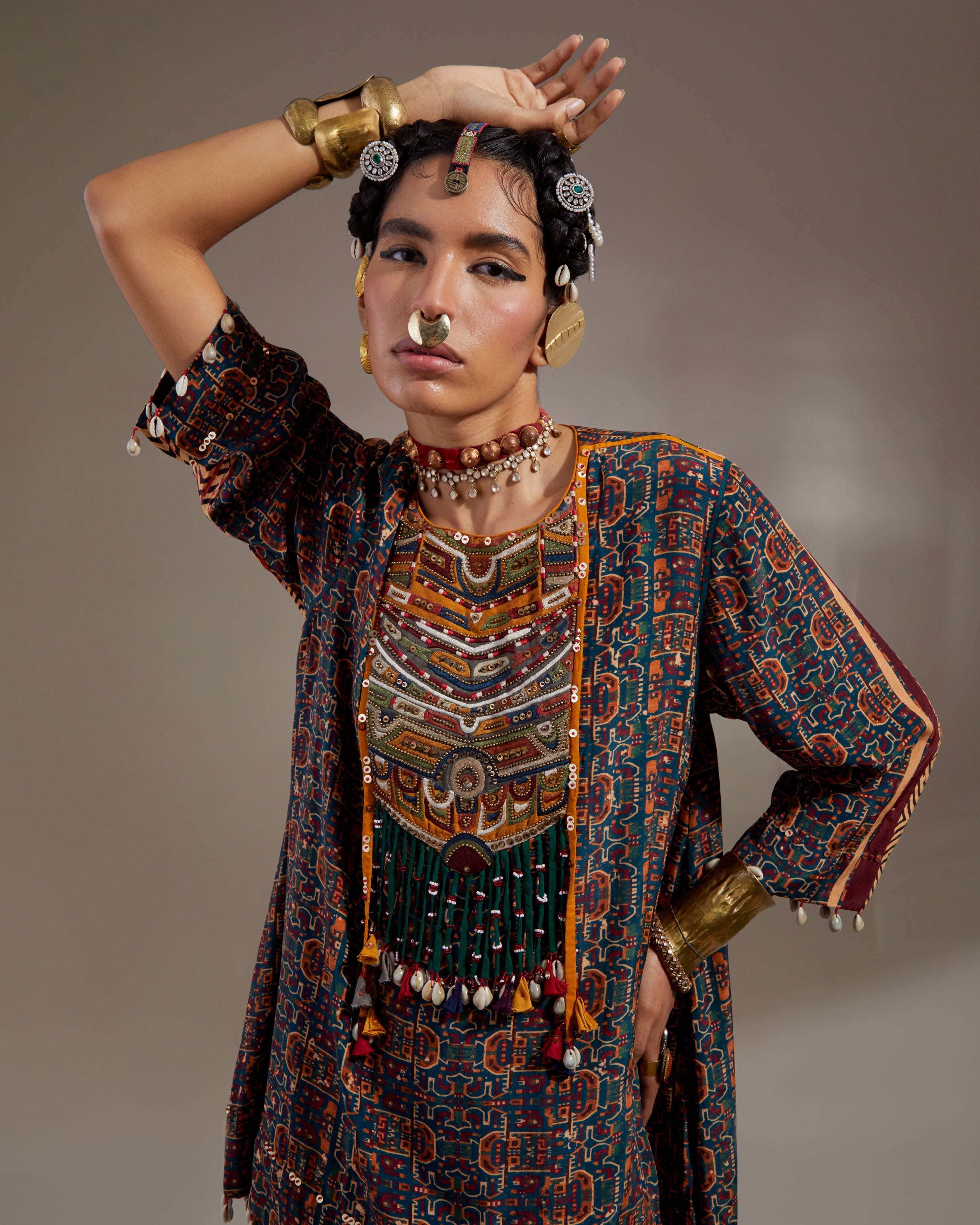 Hara Mitra Short Kurta Set