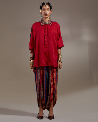 Anka Sindoor Mandala Shirt & Trouser Set