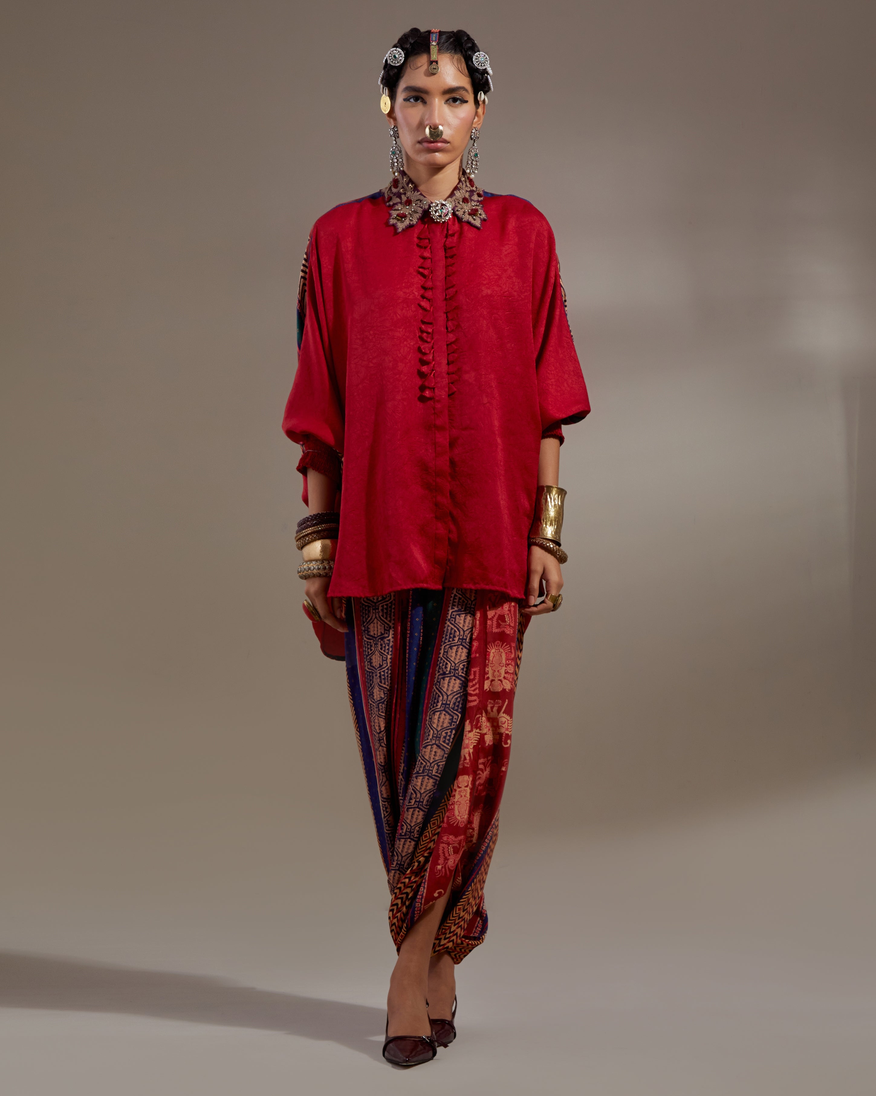 Sindoor Mandala Shirt & Trouser Set