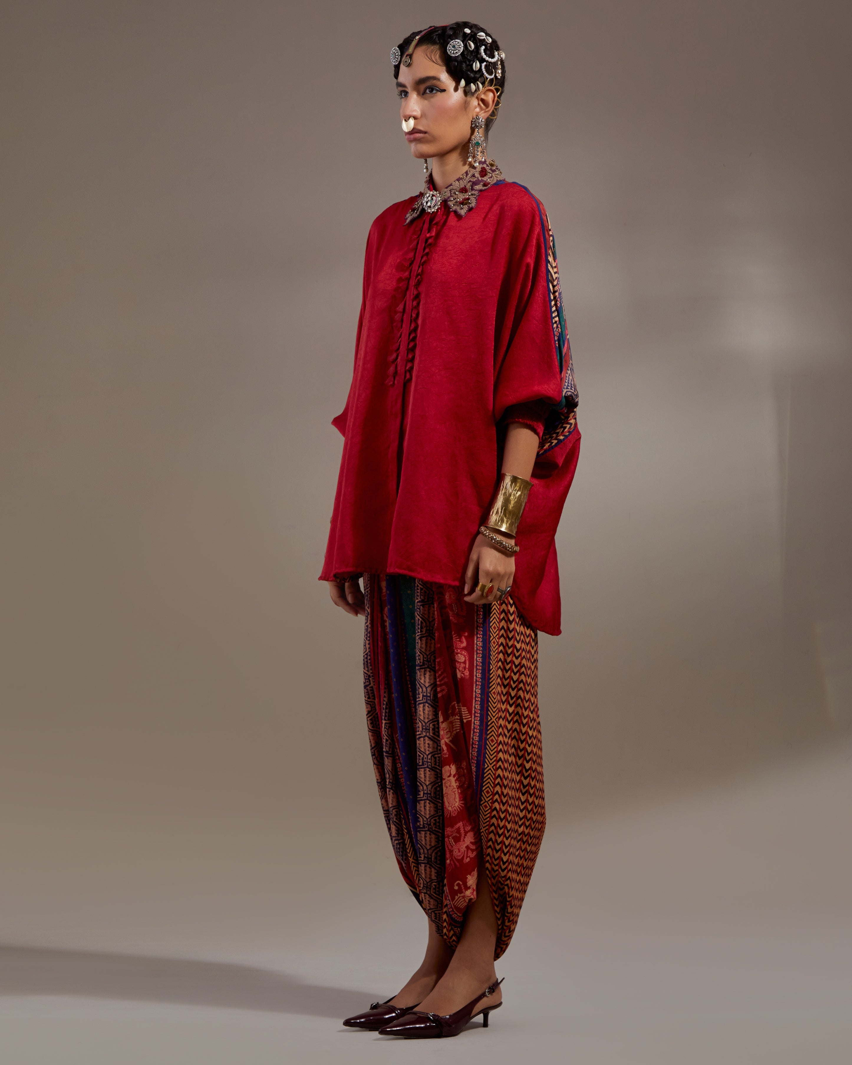 Anka Sindoor Mandala Shirt & Trouser Set